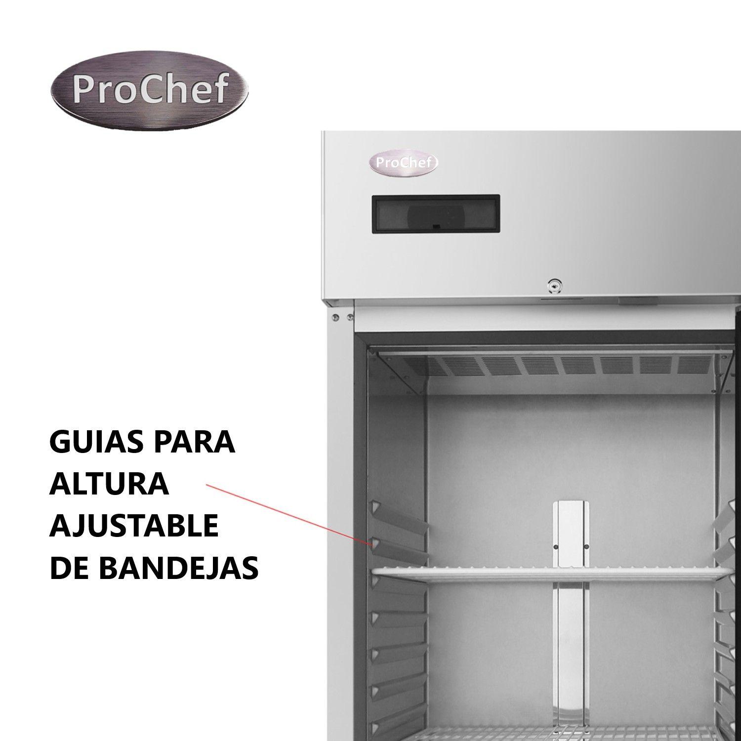 Congelador Industrial 430 Lt Acero Inox. Frío Forzado-4