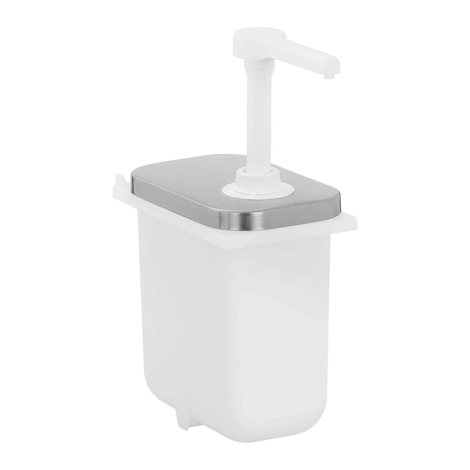 Dispensador de salsa 3x2 Lt. Acero inoxidable-5