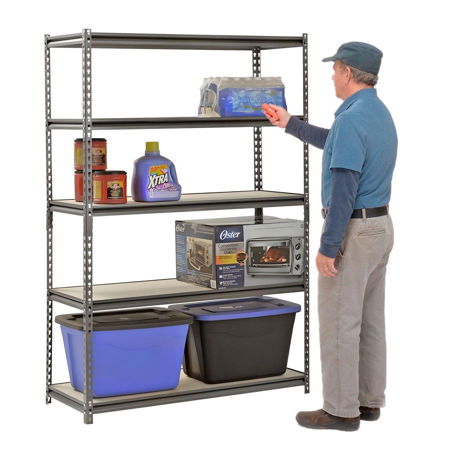 Estante Acero Ranurado 120x60x180 cm 5 Band. 1375 Kg-6