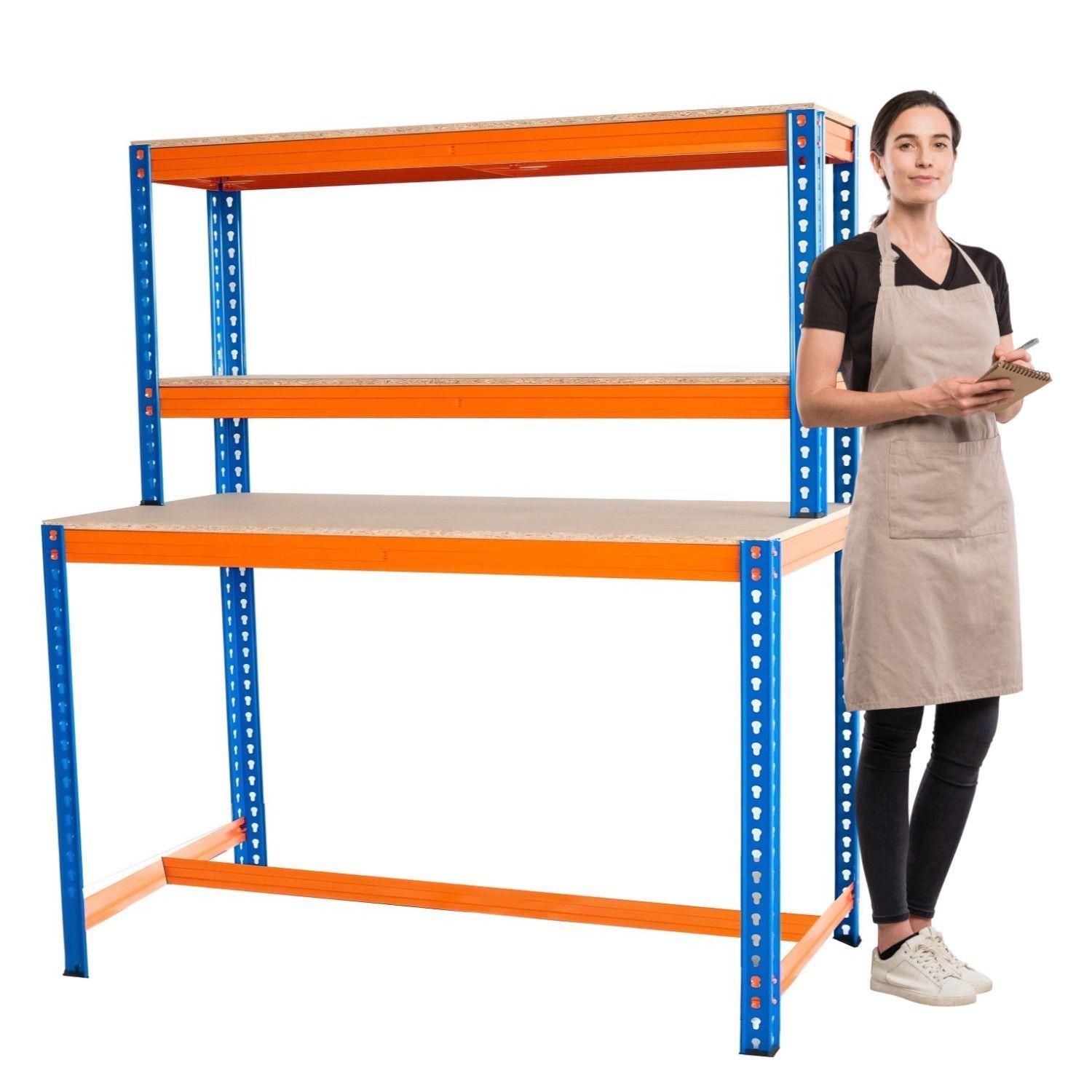 Mesón Banco de Trabajo para Taller 120x60 cm.-0