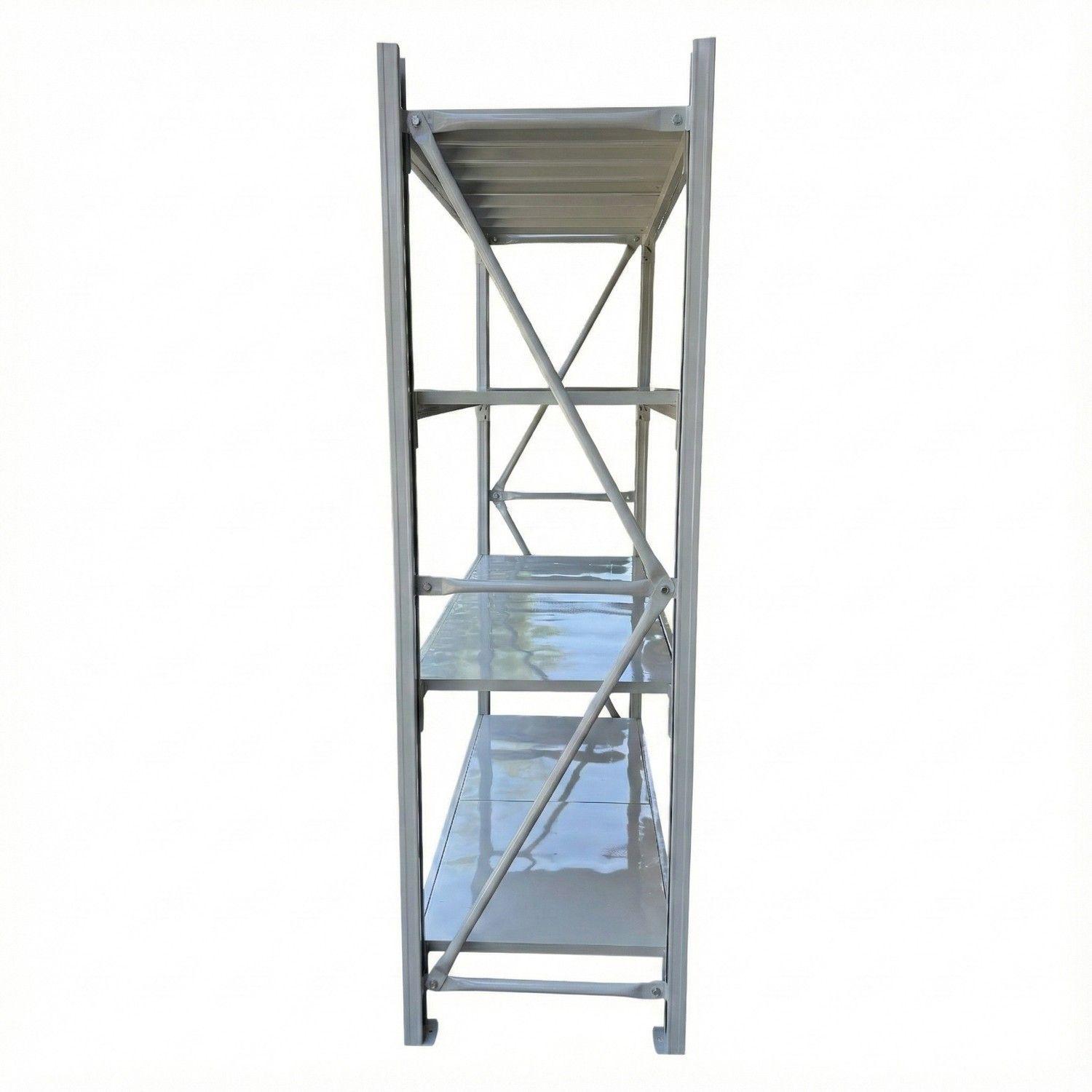 Estante Mini Rack 200x50x200 cm 800 kg Gris Claro-3