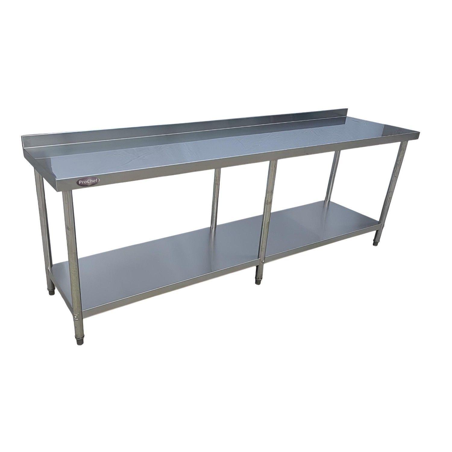 Meson muro 100% inoxidable 240x60x85(+6) cm-0