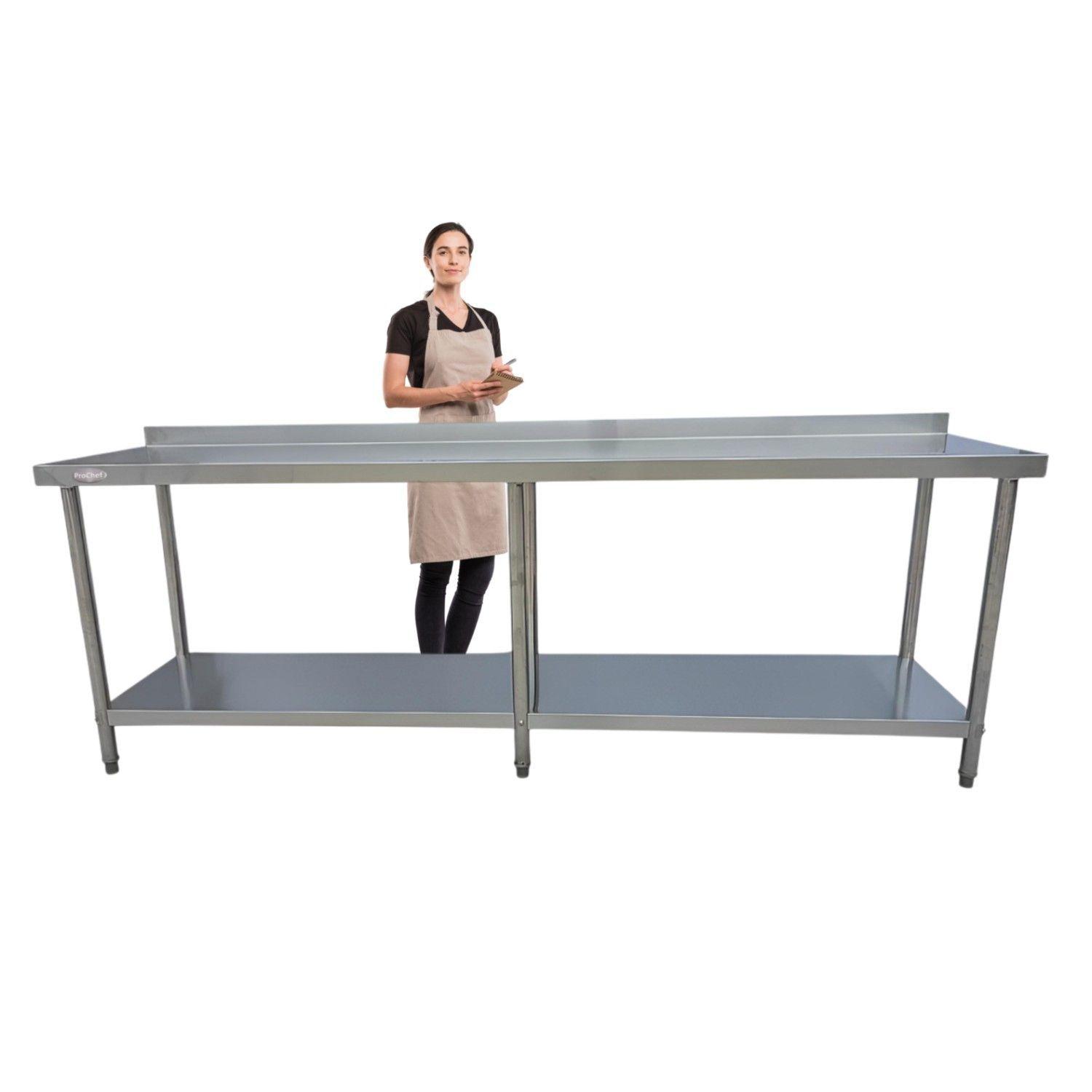 Meson muro 100% inoxidable 240x60x85(+6) cm-1