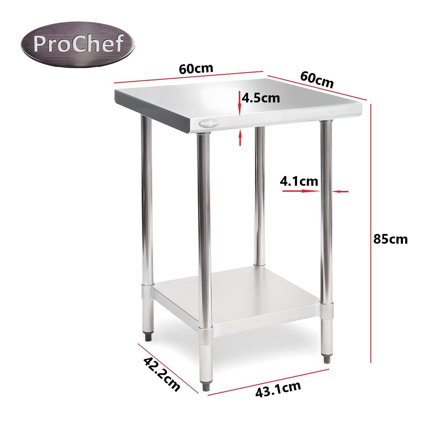 Meson Centro ECO Acero Inoxidable 60x60x85 cm-5