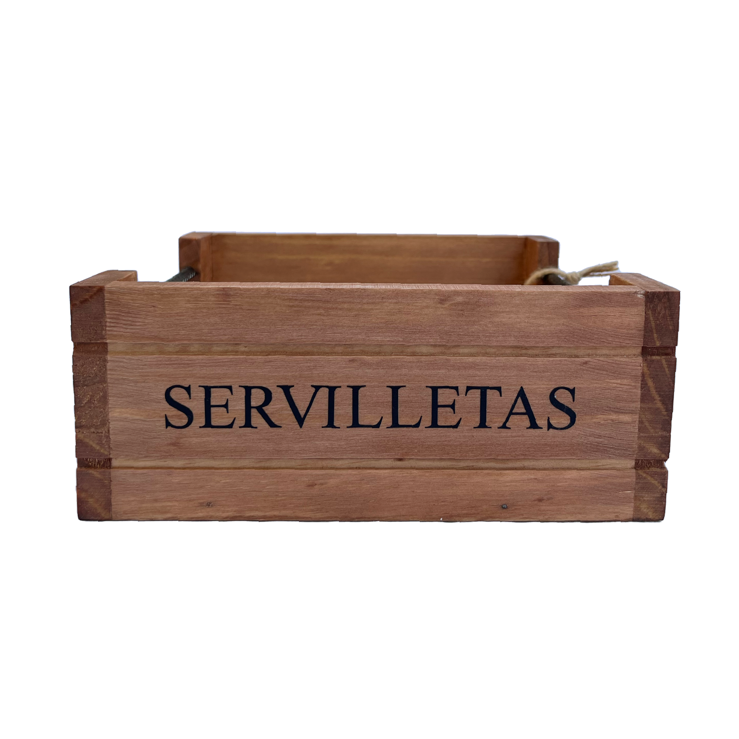 Bandeja Servilletero de Madera 20x20 cm-3