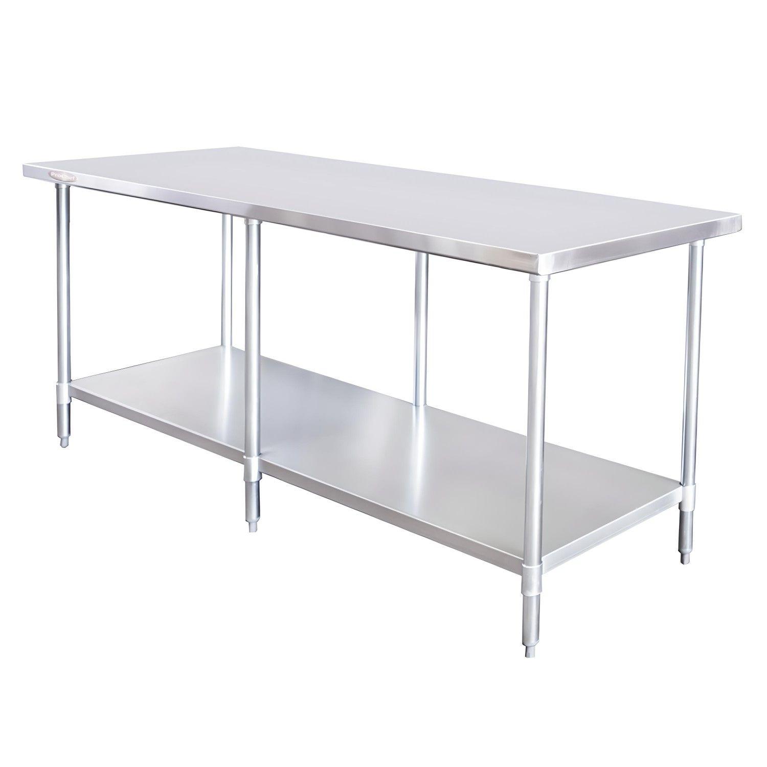 Meson Centro ECO Acero Inoxidable 210x60x85 cm.-5