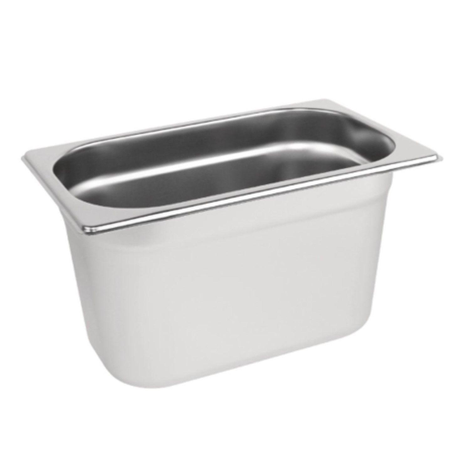 Pack 6 Depósitos Gastro GN 1/4 x 150 mm Acero Inox-2
