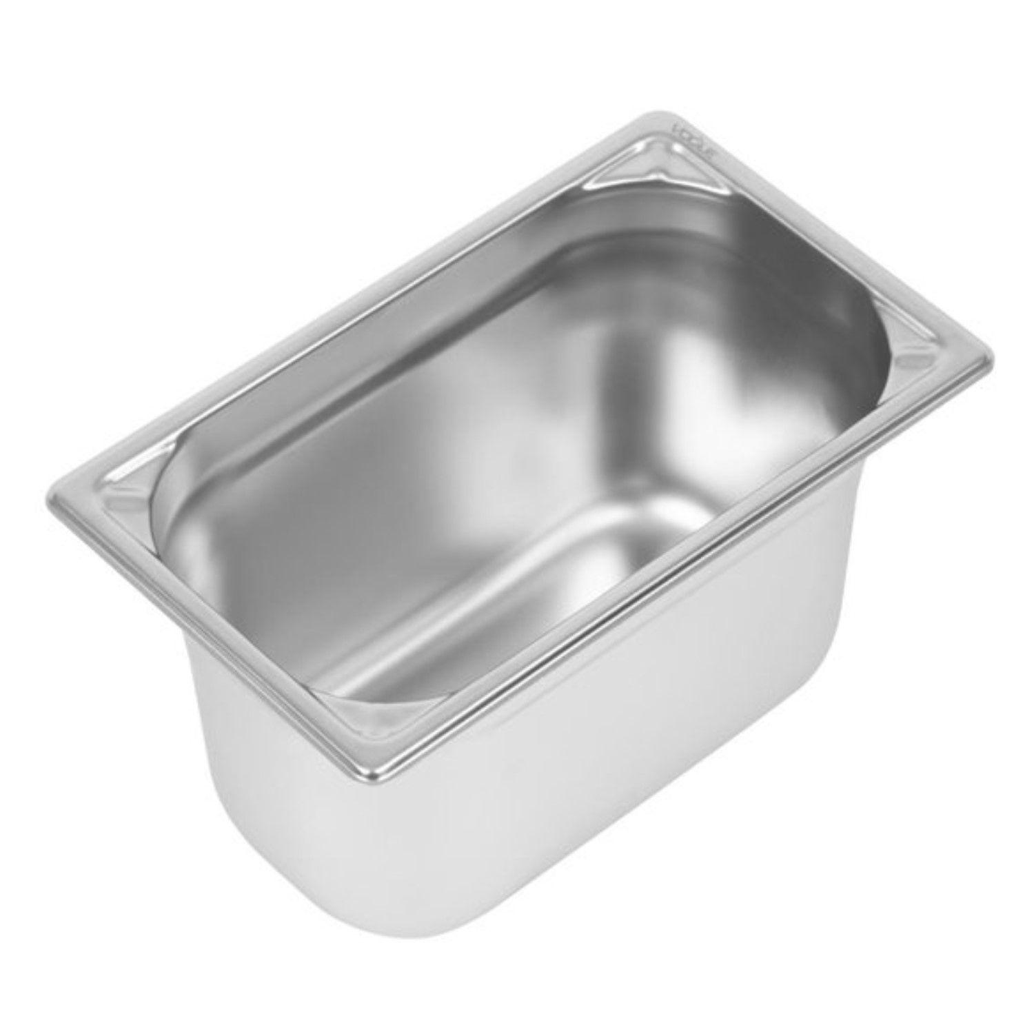 Pack 6 Depósitos Gastro GN 1/4 x 150 mm Acero Inox-3