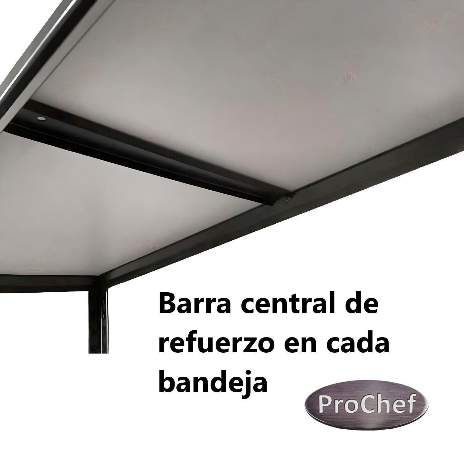 Estante Acero Sin Ranuras 90x45x180 cm. 1350 Kg.-4