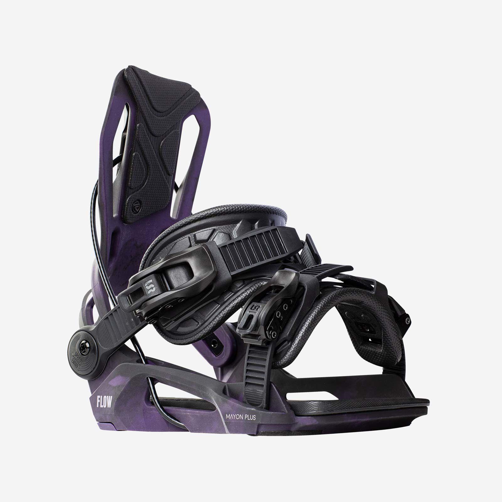 Fijacion Snowboard Flow Mayon-Plus Blackplum Women's-1