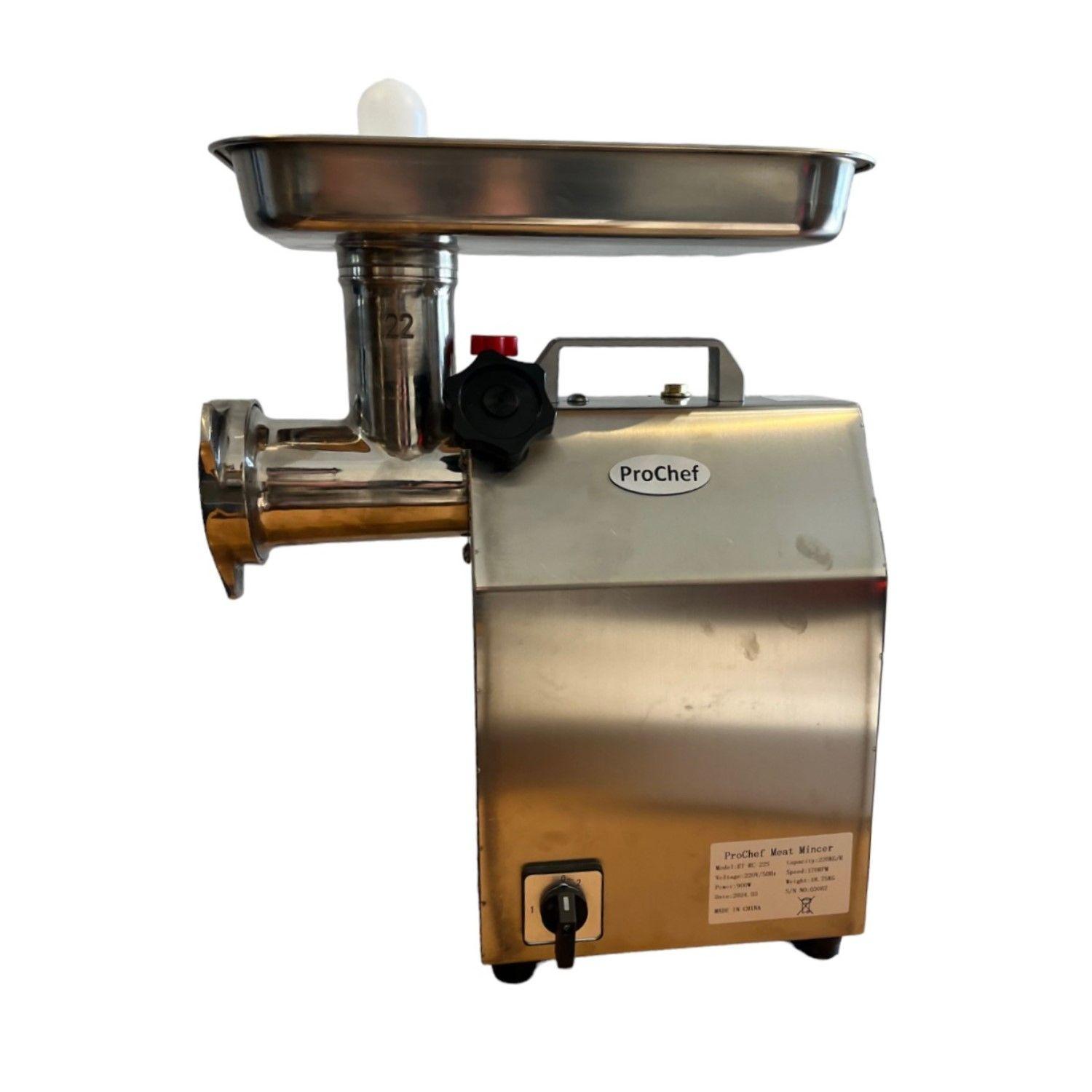 Moledora de carne industrial Ac. Inox. 220 kg/hora con Reversa-2