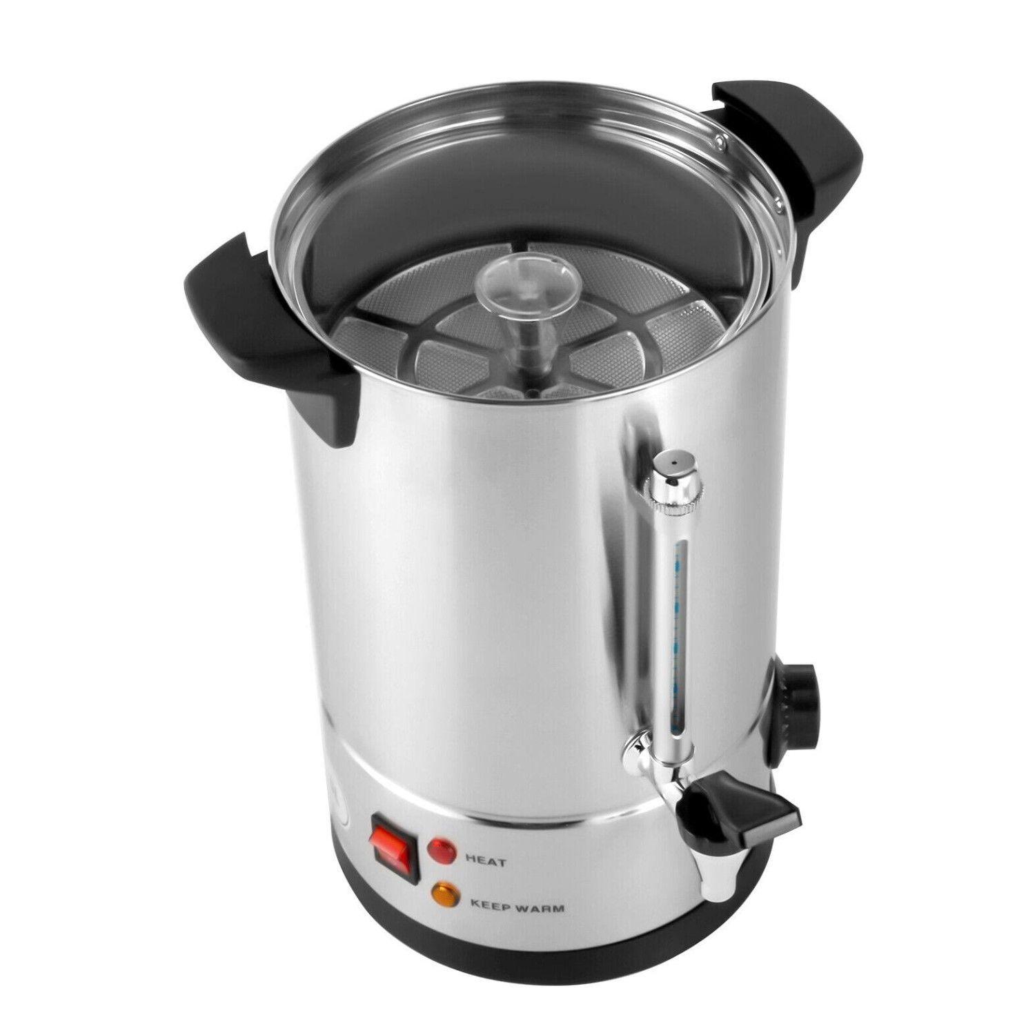 Cafetera Percolador Ind. 8 Litros Doble Capa Acero Inox-1