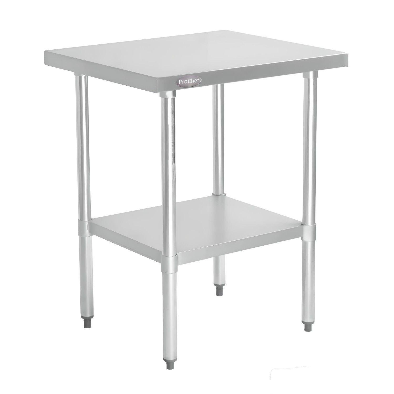 Mesón Centro ECO Acero Inoxidable 75x60x85 cm.-2