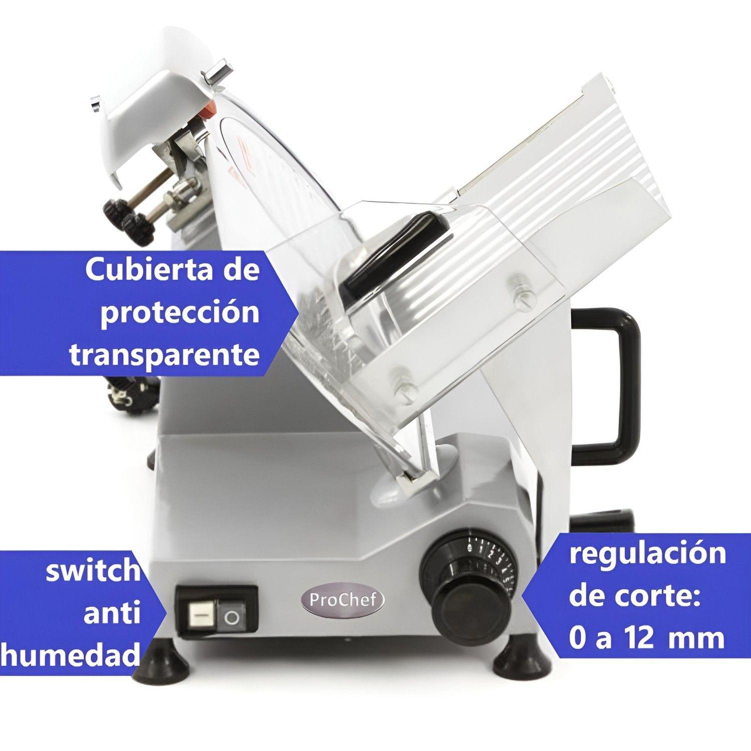 Fiambrera Cortadora Cecinas 250 mm Semi-Automática-3