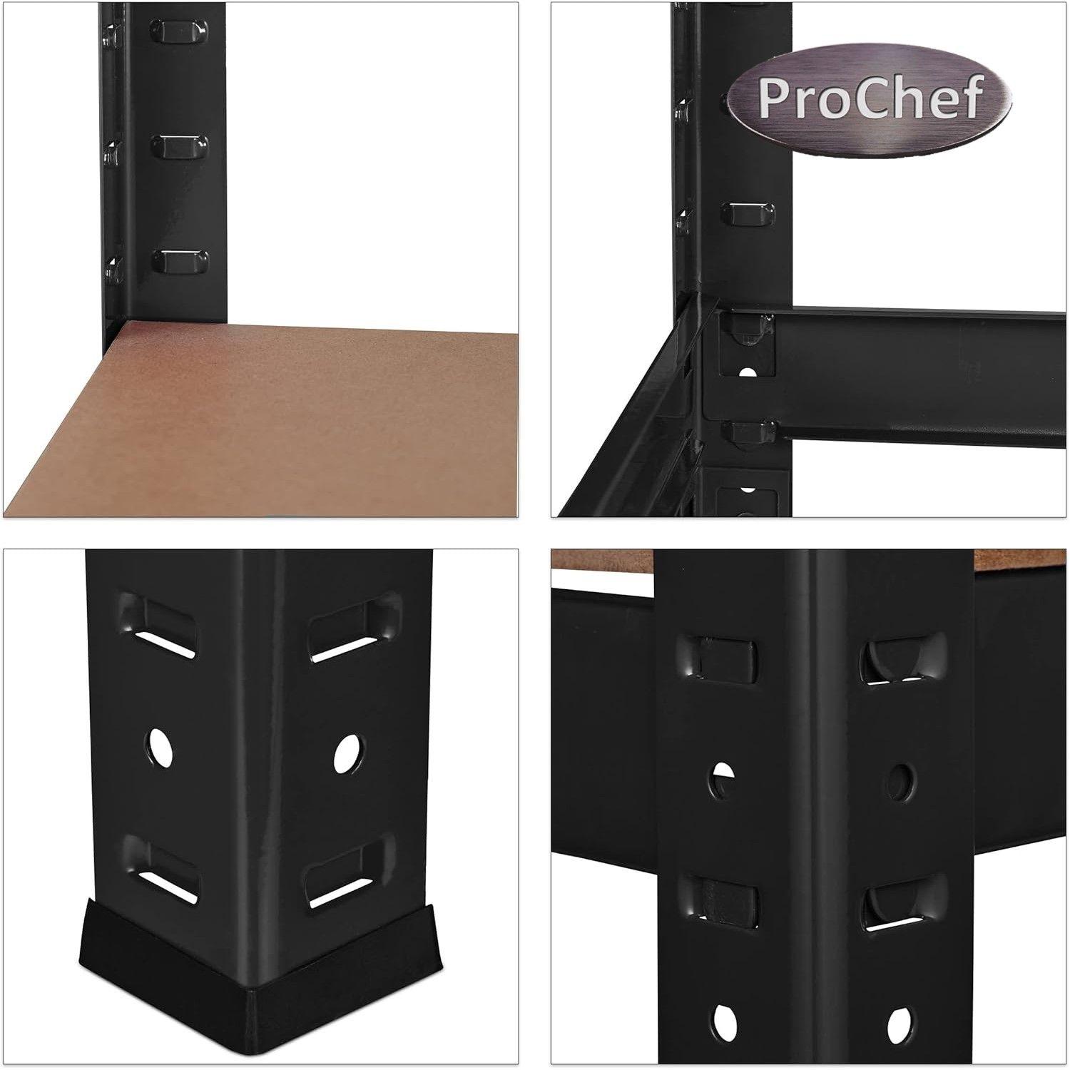 Mesón de Trabajo Acero y MDF 90x60x90 cm.-7