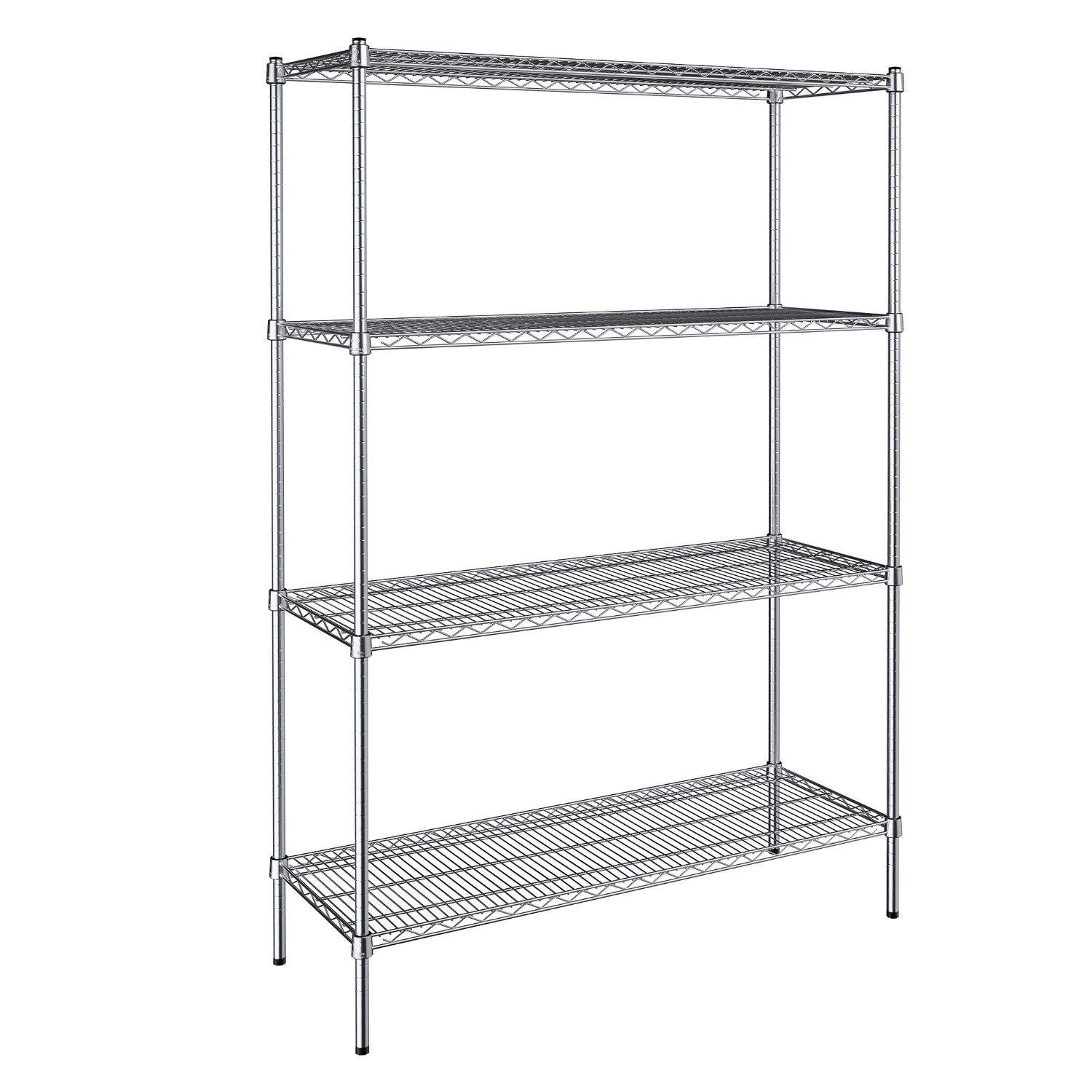 Estante 120x45x180 cm Acero Cromado ProChef Capacidad 480 kg-2