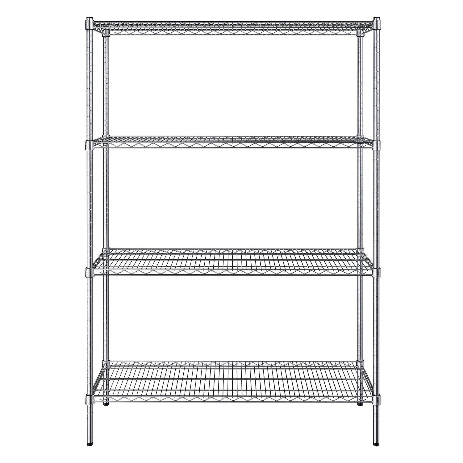 Estante 120x45x180 cm Acero Cromado ProChef Capacidad 480 kg-0