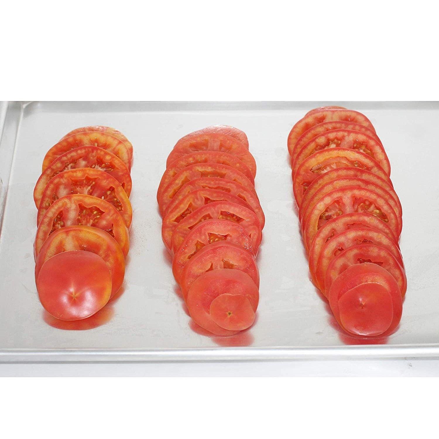Cortadora rebanadora manual de tomates acero inox.-6