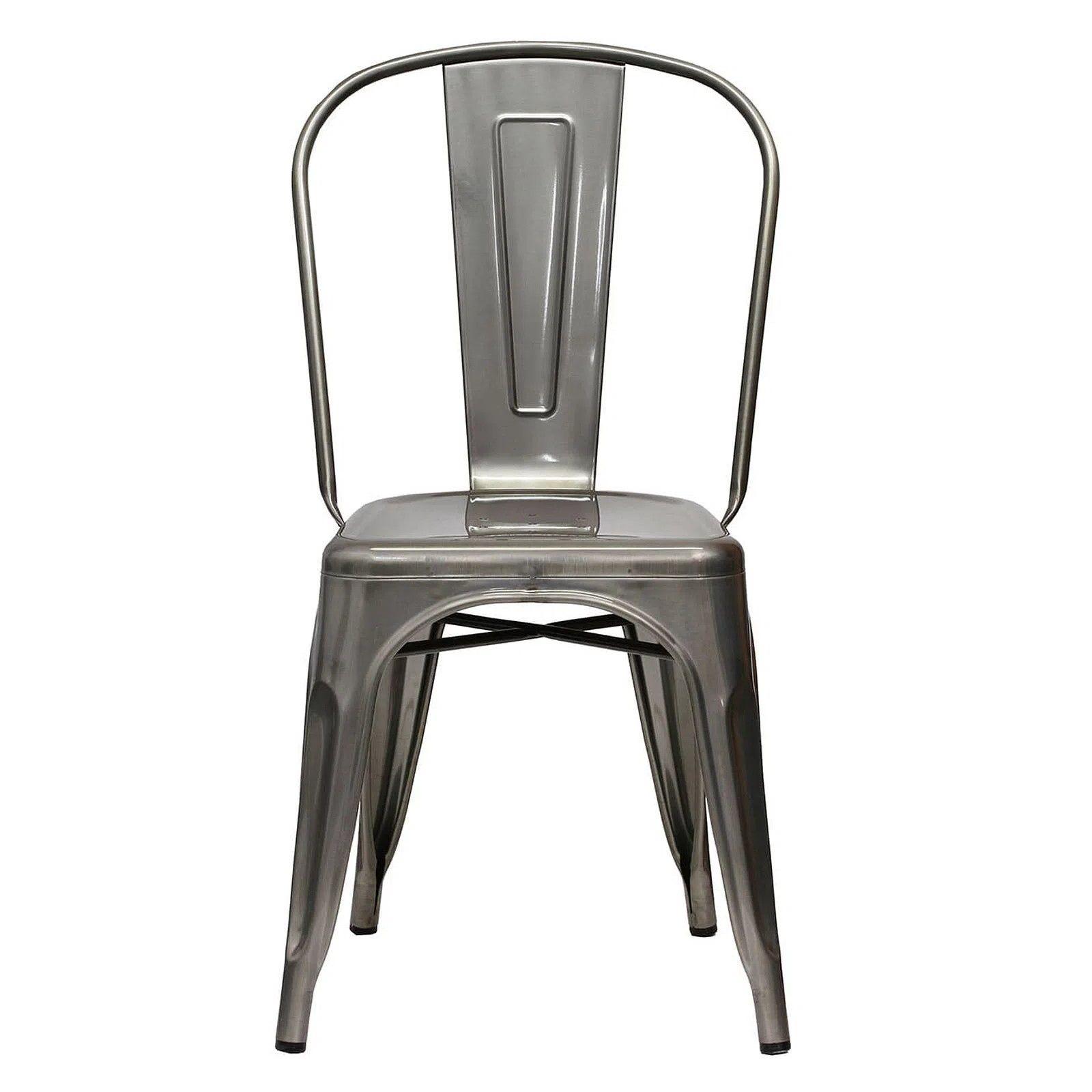 Pack 4 Unidades Silla Tolix Gris Gunmetal-4