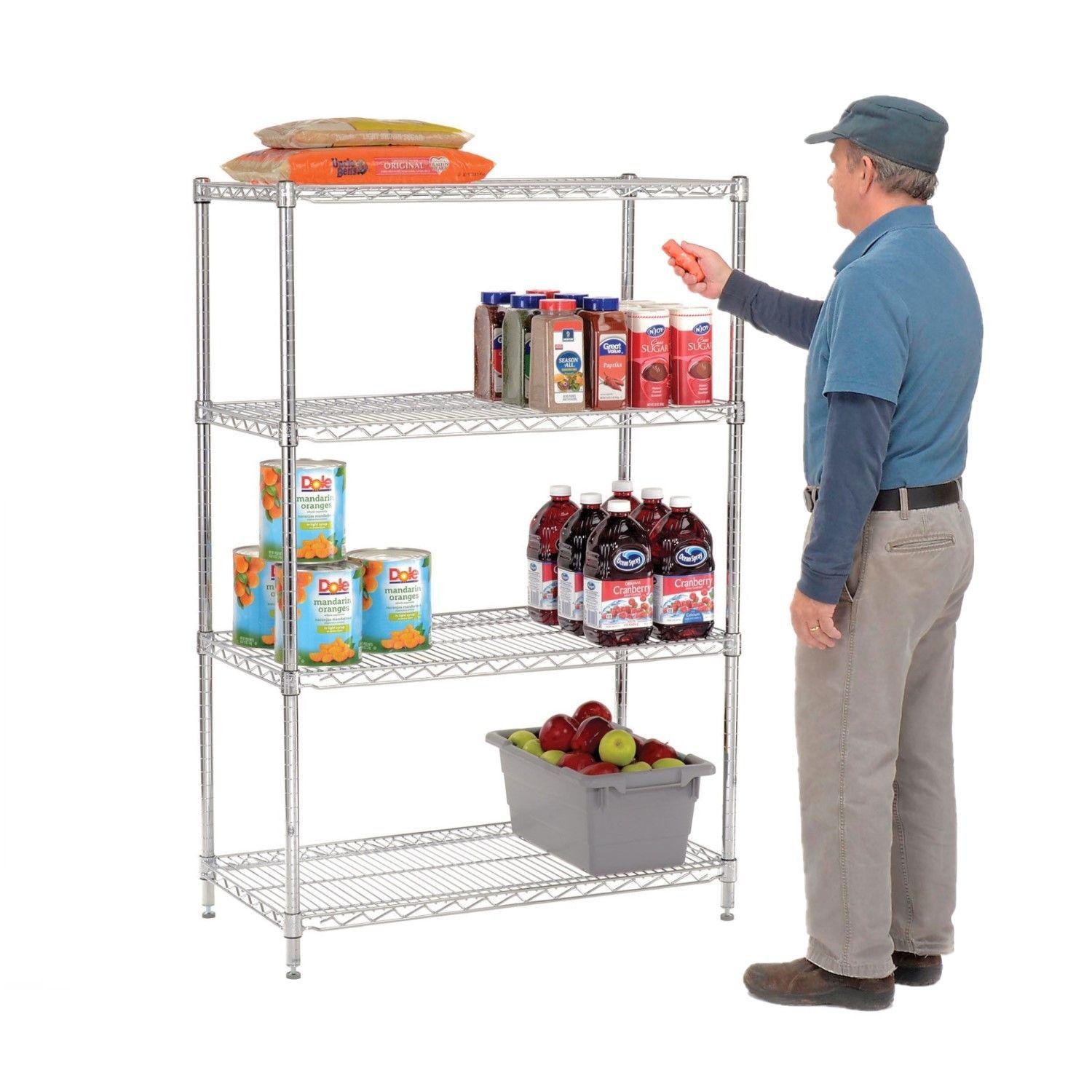 Estante 4 Bandejas 90x45x150 cm. Capacidad 800 kg.-0