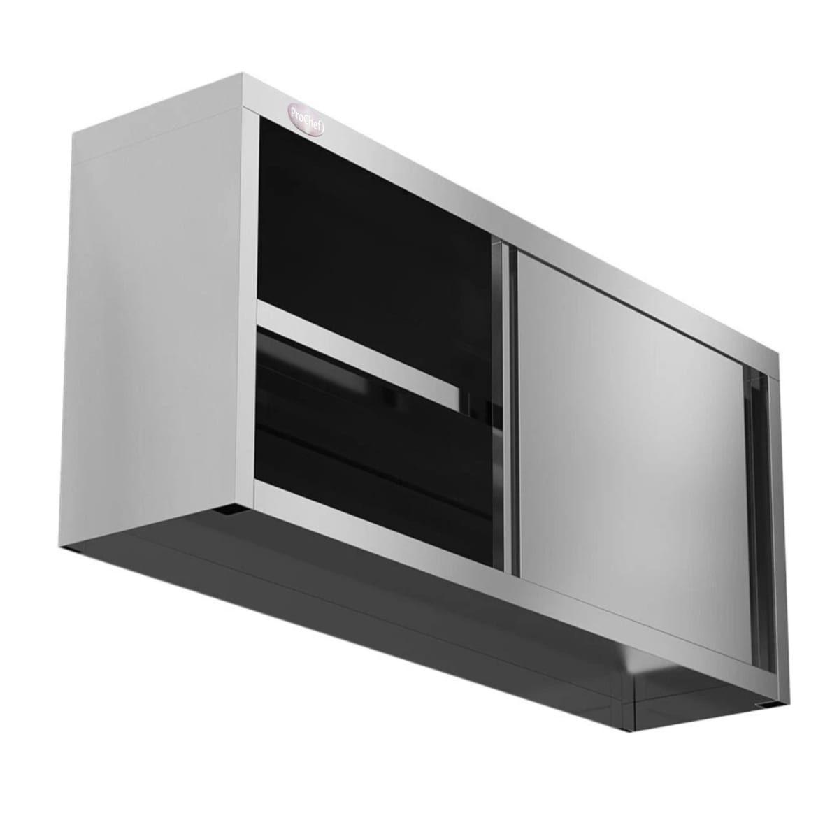 Mueble colgante acero inoxidable 120x65x40 cm-8
