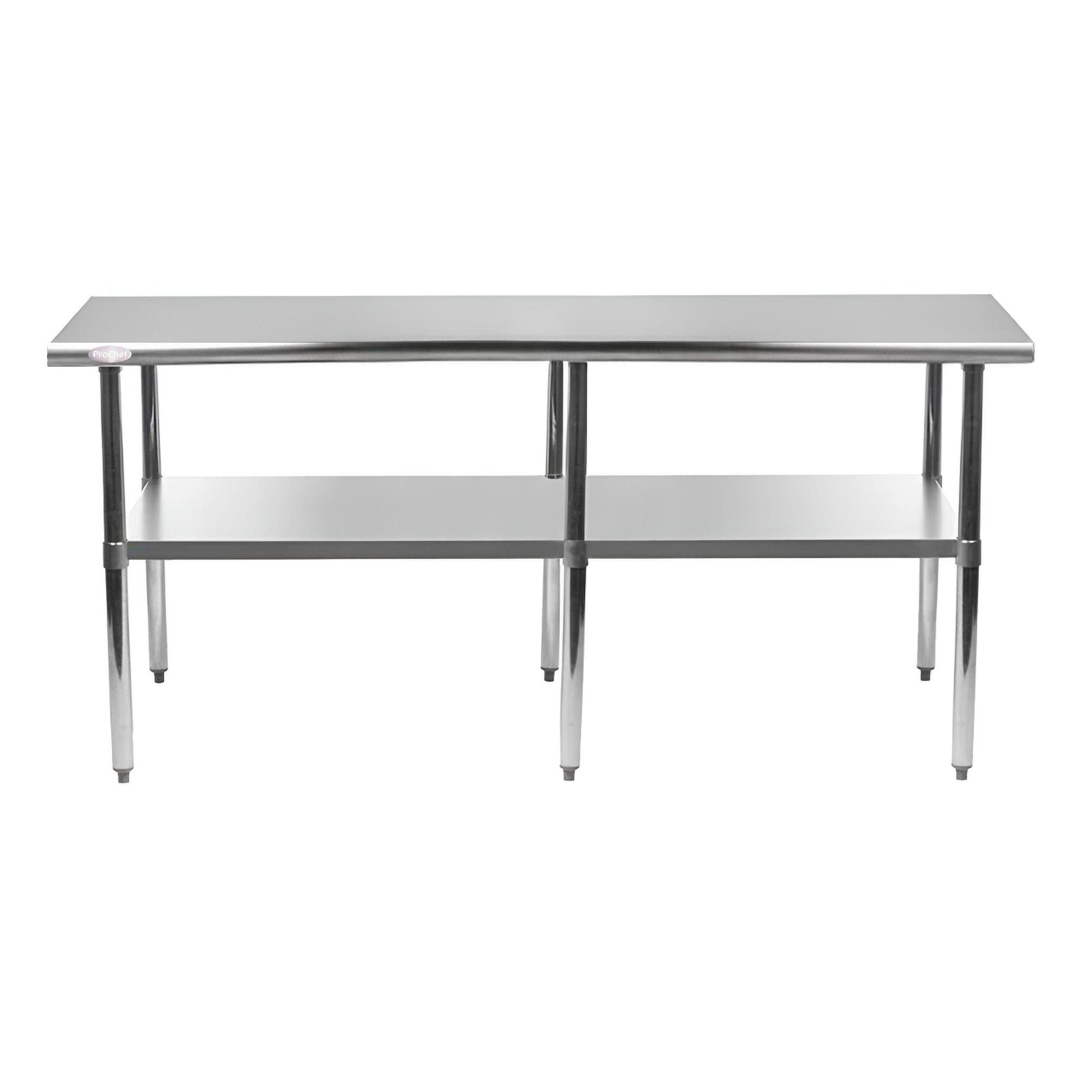 Mesón Muro ECO Acero Inoxidable 100x60x85 cm.-5