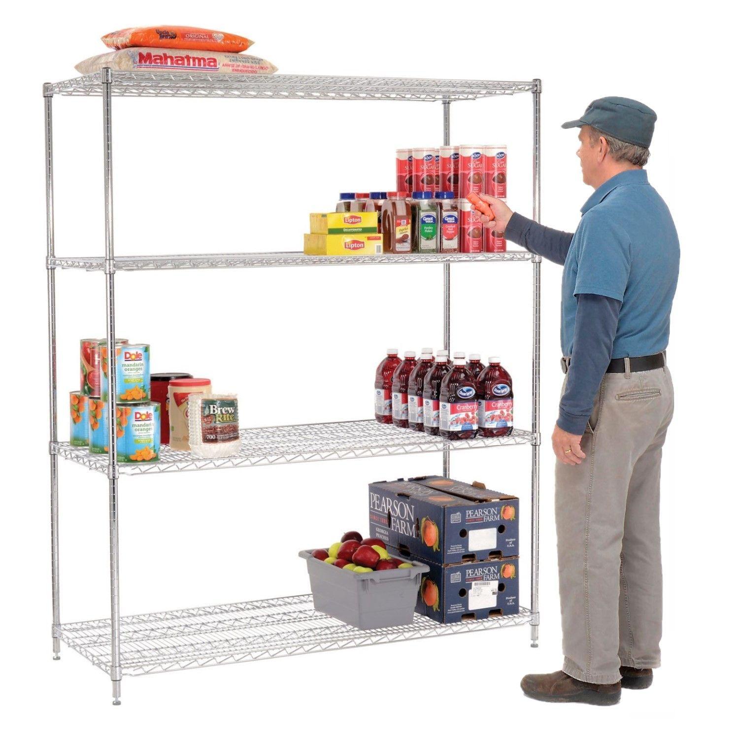 Estante 4 Bandejas 150x60x180 cm Capacidad 1000 kg-0