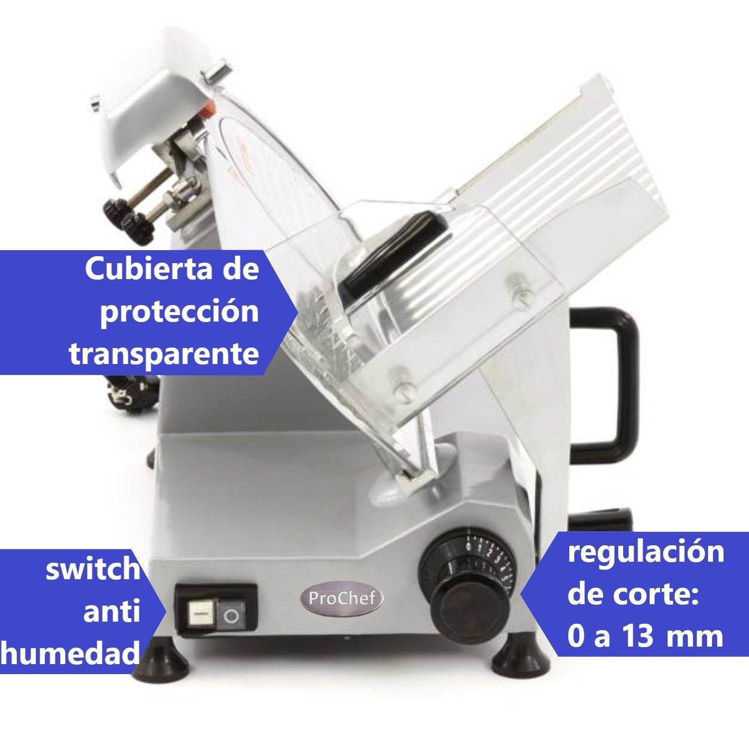Fiambrera 300 mm Cortadora Cecinas Semi Automatica-3