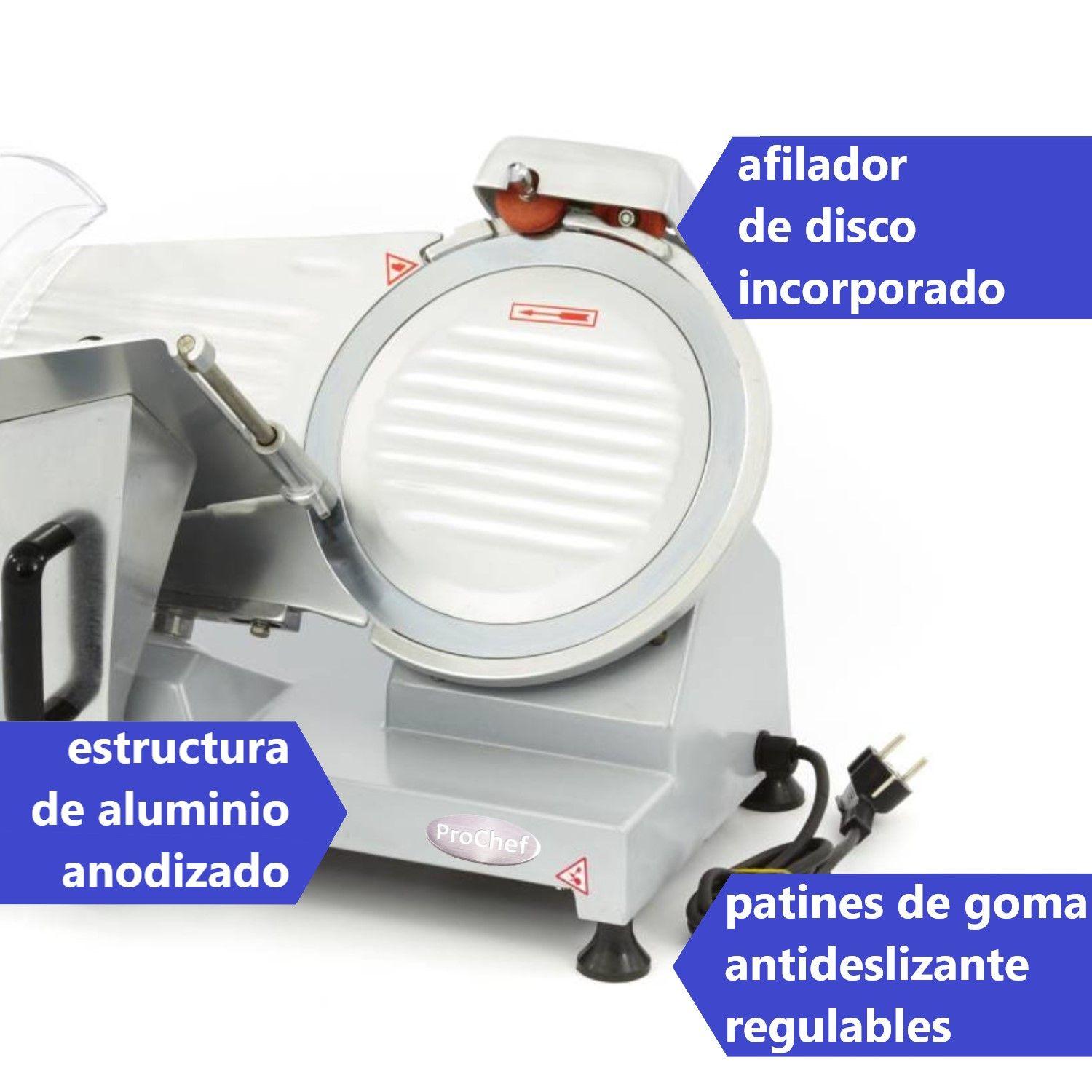 Fiambrera 300 mm Cortadora Cecinas Semi Automatica-4