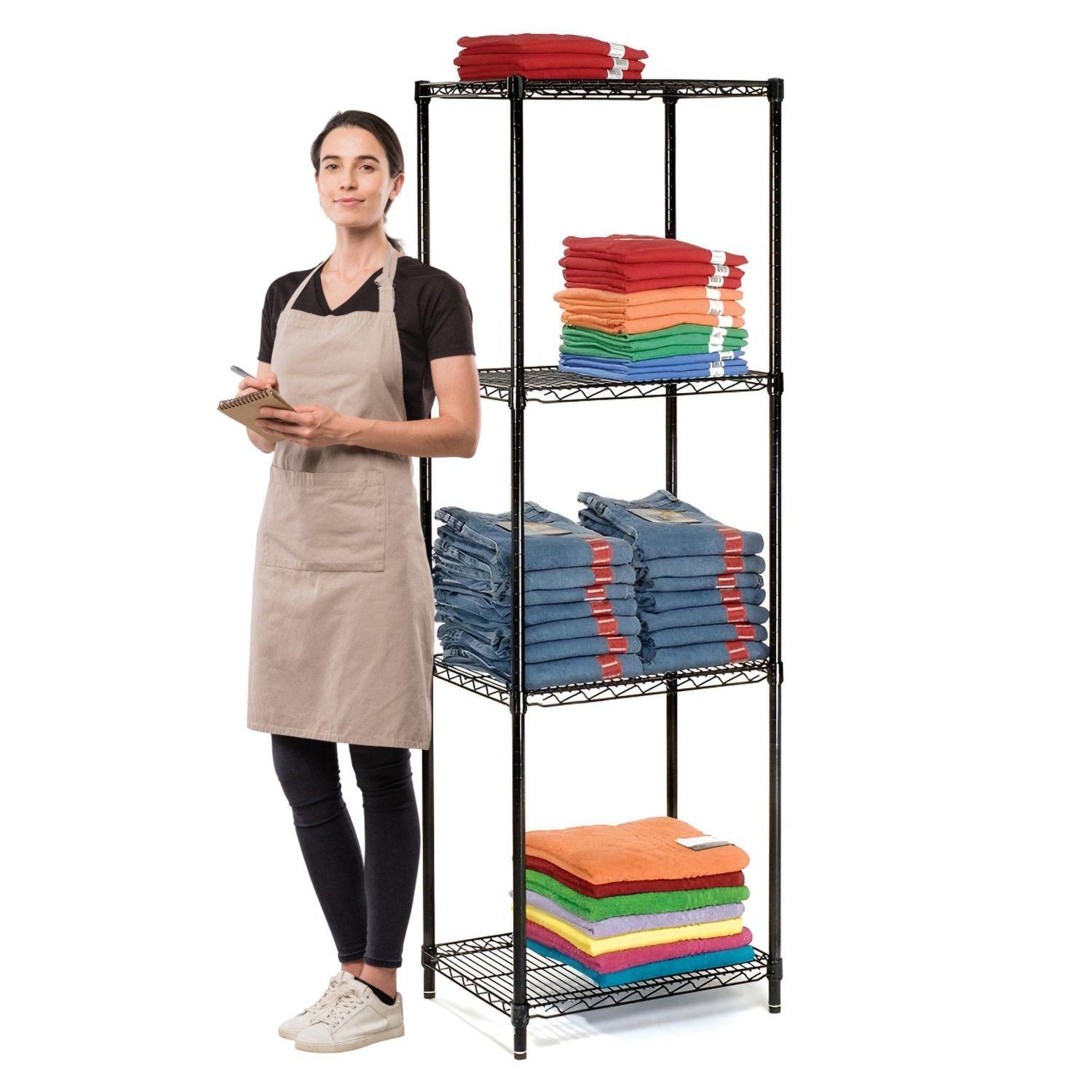 Estante 60x45x180 cm. Epóxico 4 Bandejas Capacidad 800 kg.-1