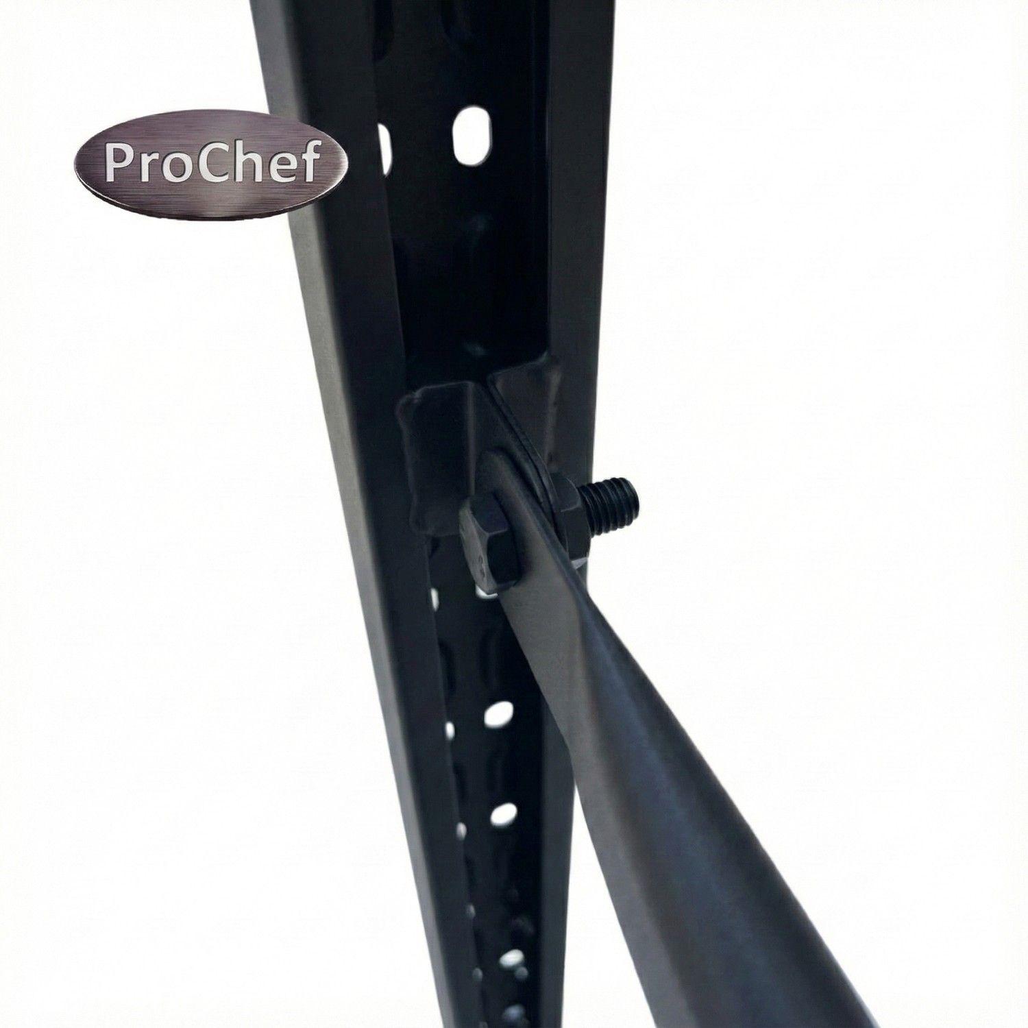 Rack 120x50x200 cm. 400 kg. Negro-6