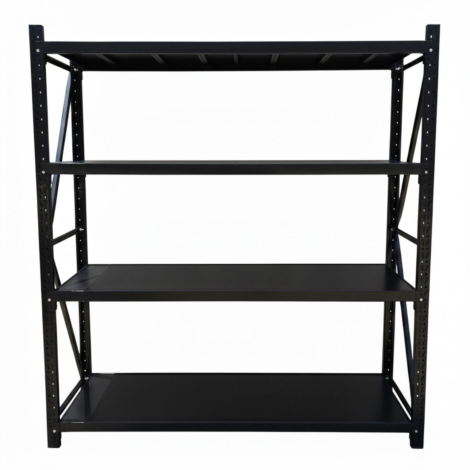Rack 200x50x200 cm. 400 kg. Negro-3