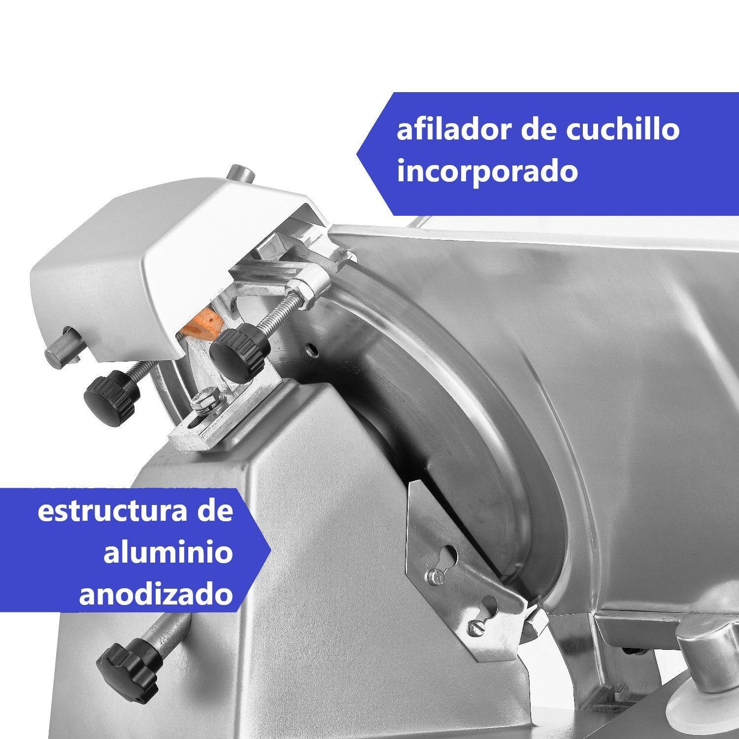 Fiambrera 250 mm Cortadora Cecinas Semi Automatica-2