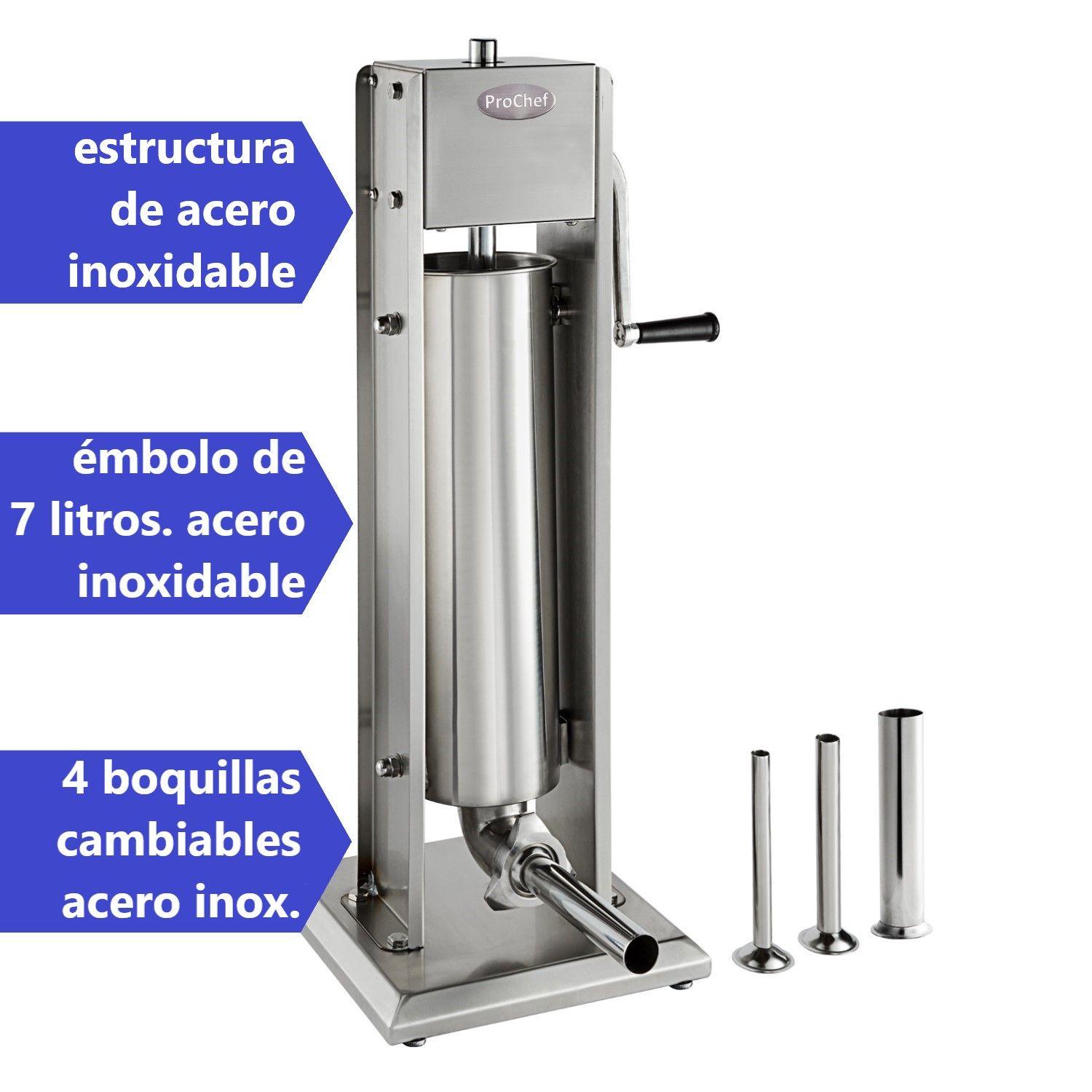 Embutidora Manual Vertical 7 Litros ProChef-3