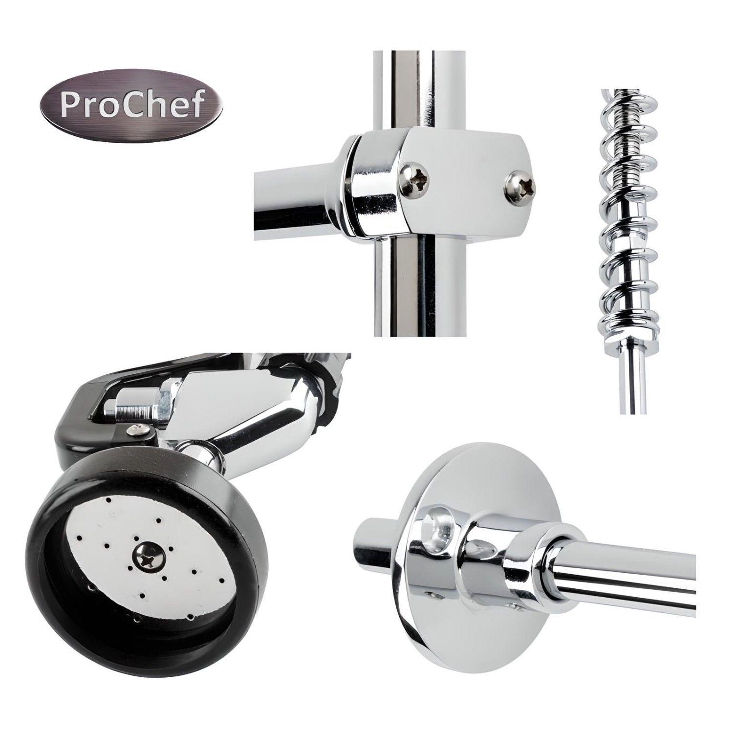 Llave Pre Lavado Pre Wash Acero Inox. Alta Presión-4