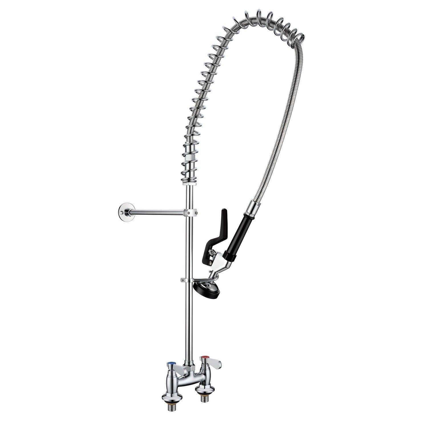 Llave Pre Lavado Pre Wash Acero Inox. Alta Presión-0