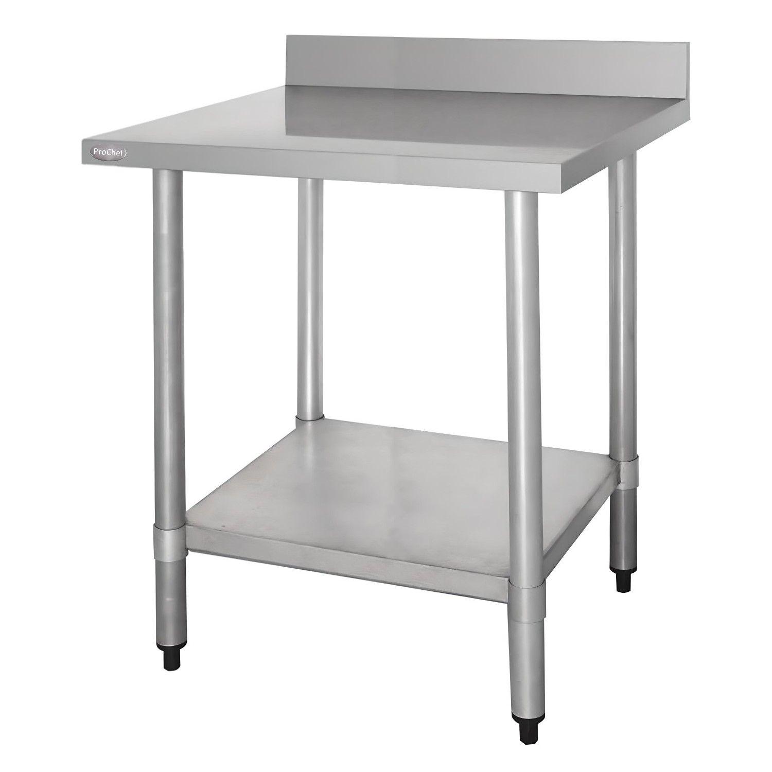 Mesón Muro ECO Acero Inoxidable 75x60x85(+5) cm.-5