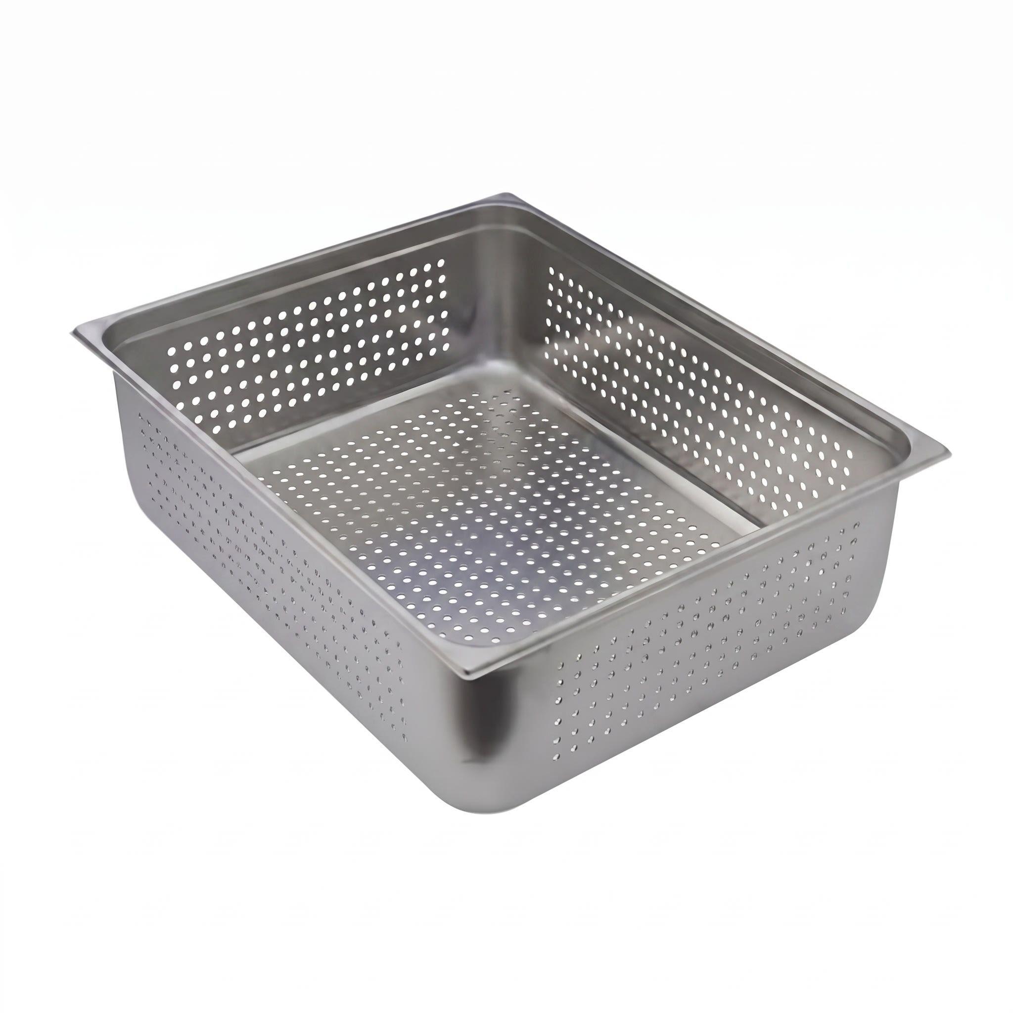 Pack 6 Depositos Gastro GN 1/1 x 150 mm Acero Inox PERFORADO-1