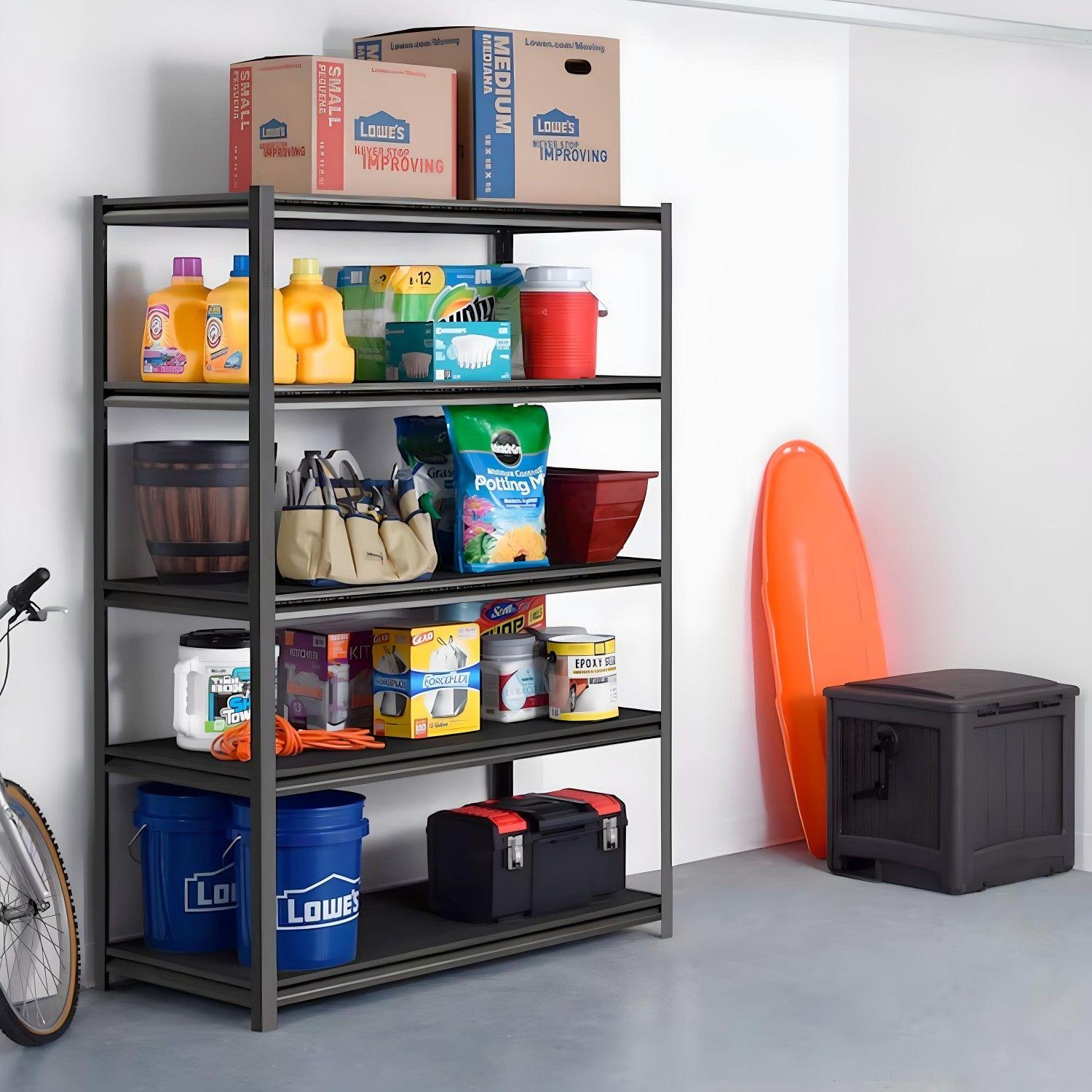 Estante Acero Sin Ranuras 120x45x180 cm. 1350 Kg.-6