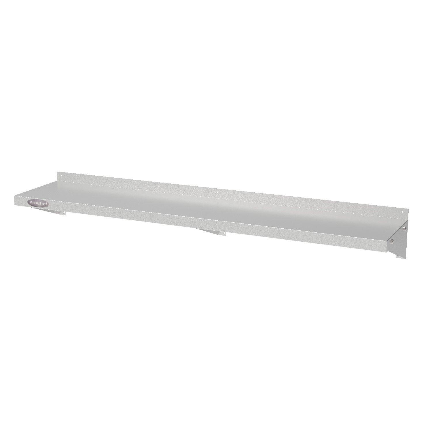 Repisa Mural Lisa 150x30 cms Acero Inoxidable-1