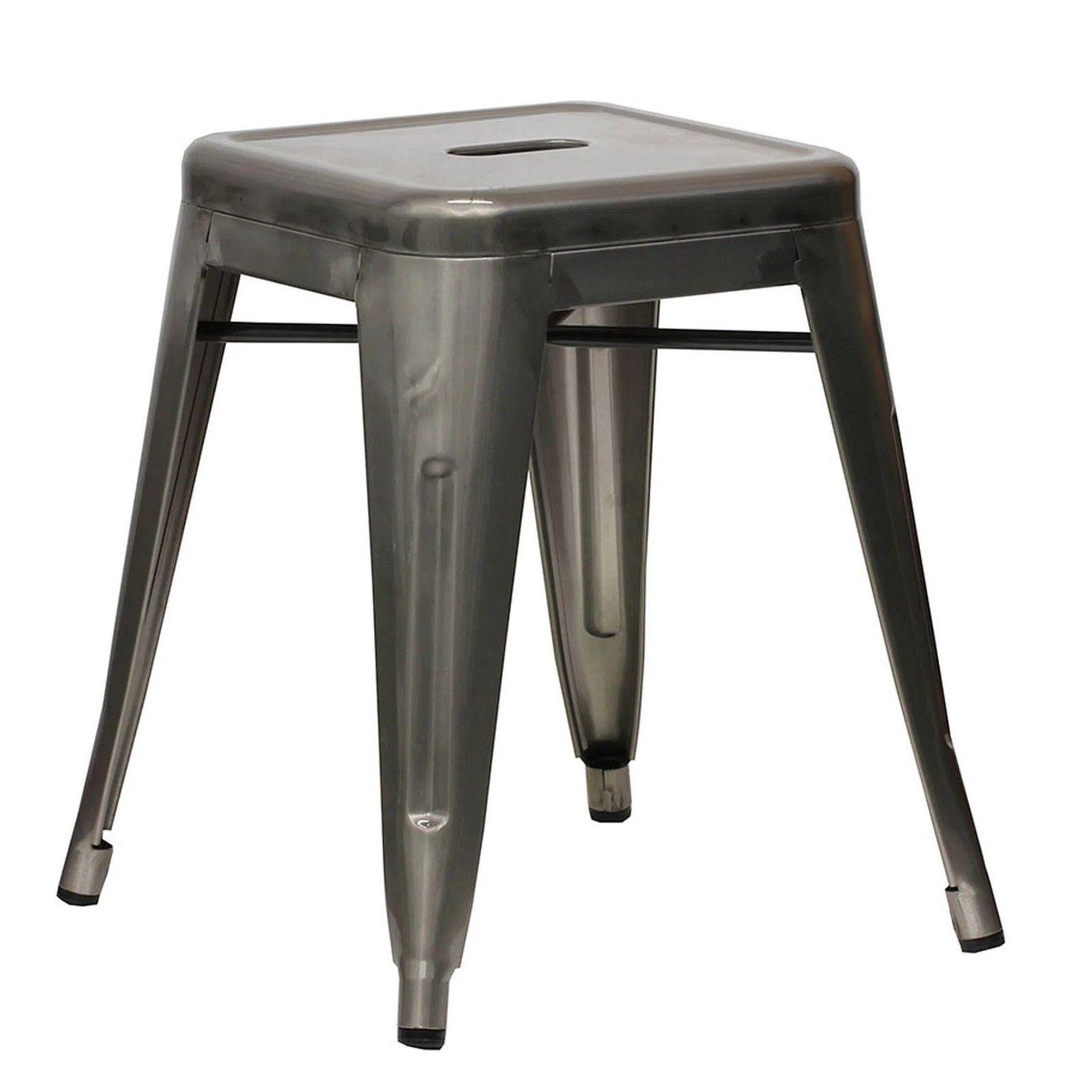 Pack 4 Unidades Piso Tolix Gris Gunmetal-5