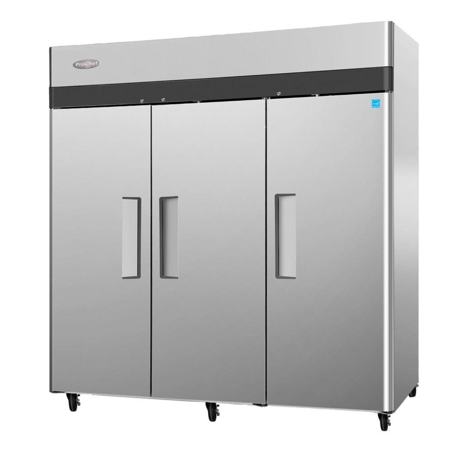 Refrigerador Dual Industrial 1380 lt. Acero Inox.-8