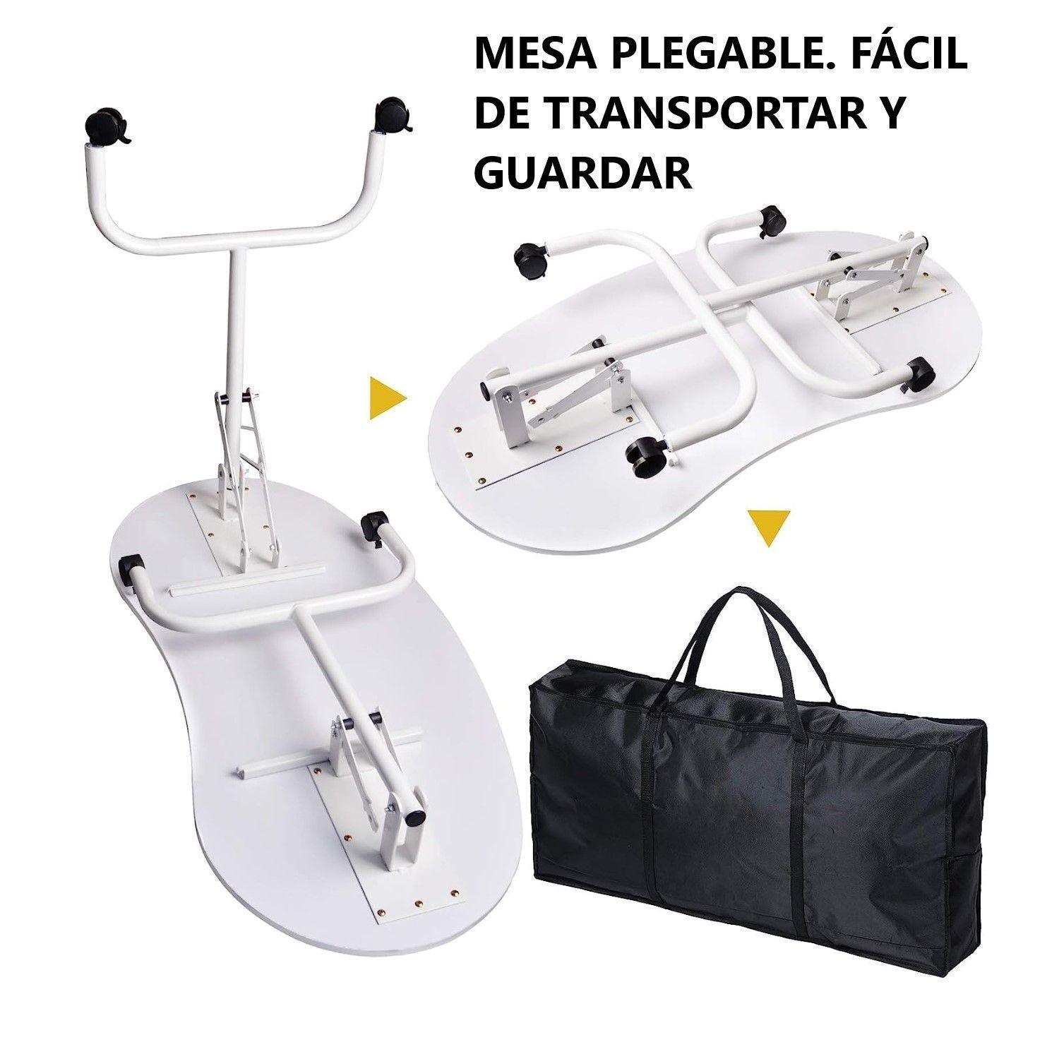 Mesa de Manicure Plegable Portátil-3
