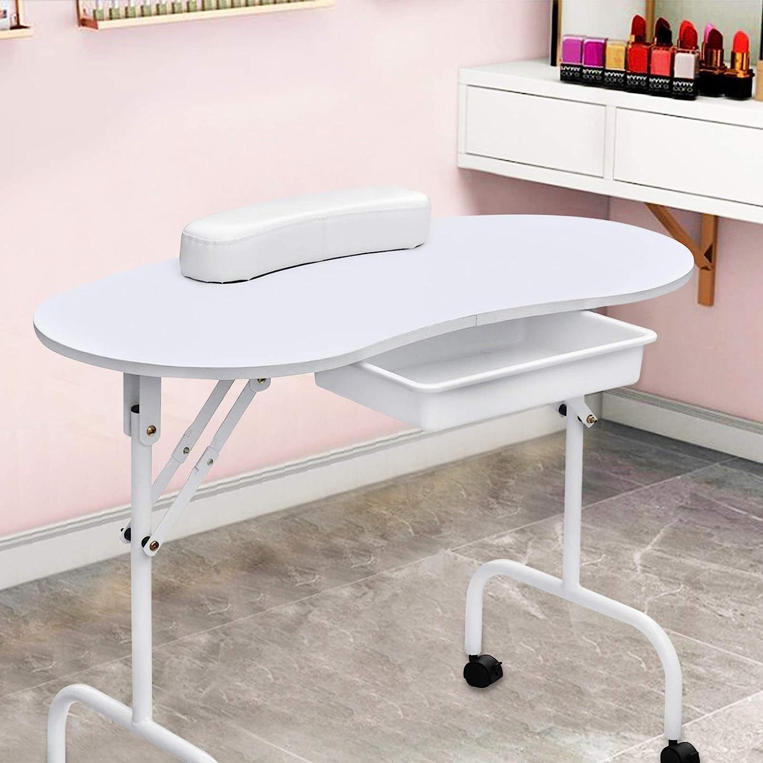Mesa de Manicure Plegable Portátil-6