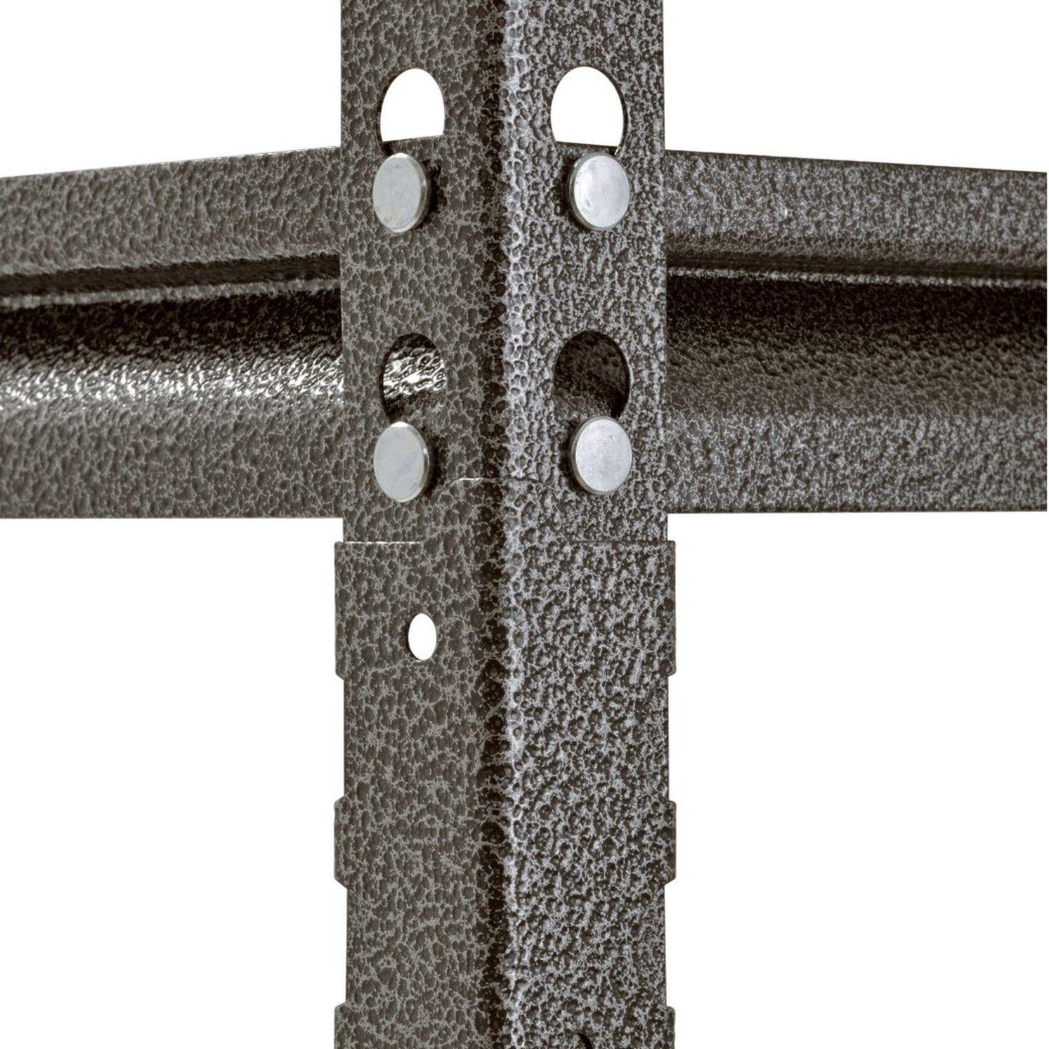 Estante Acero Pintado 90x45x183 cm 5 Band. 905 Kg-4