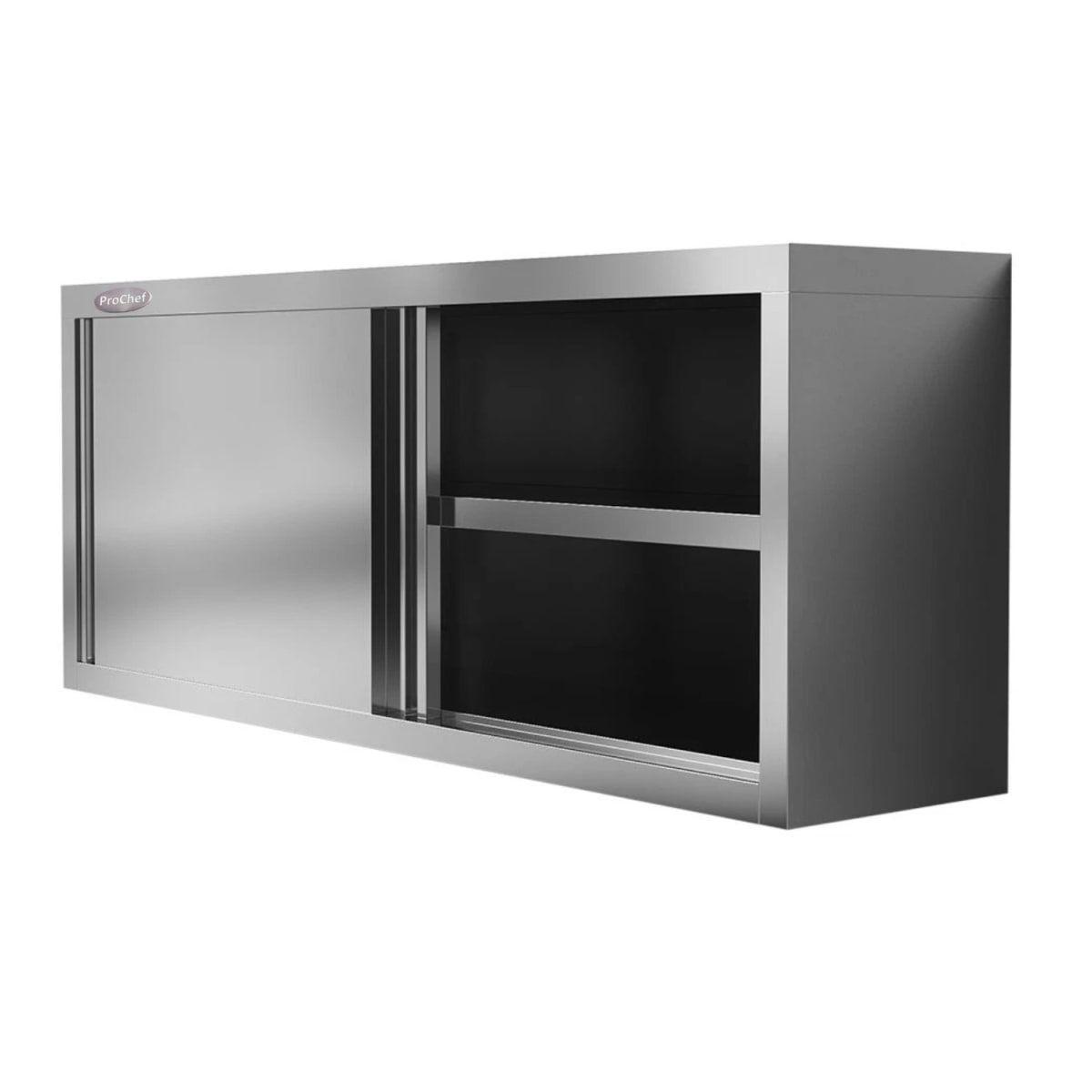 Mueble colgante acero inoxidable 150x65x40 cm-4