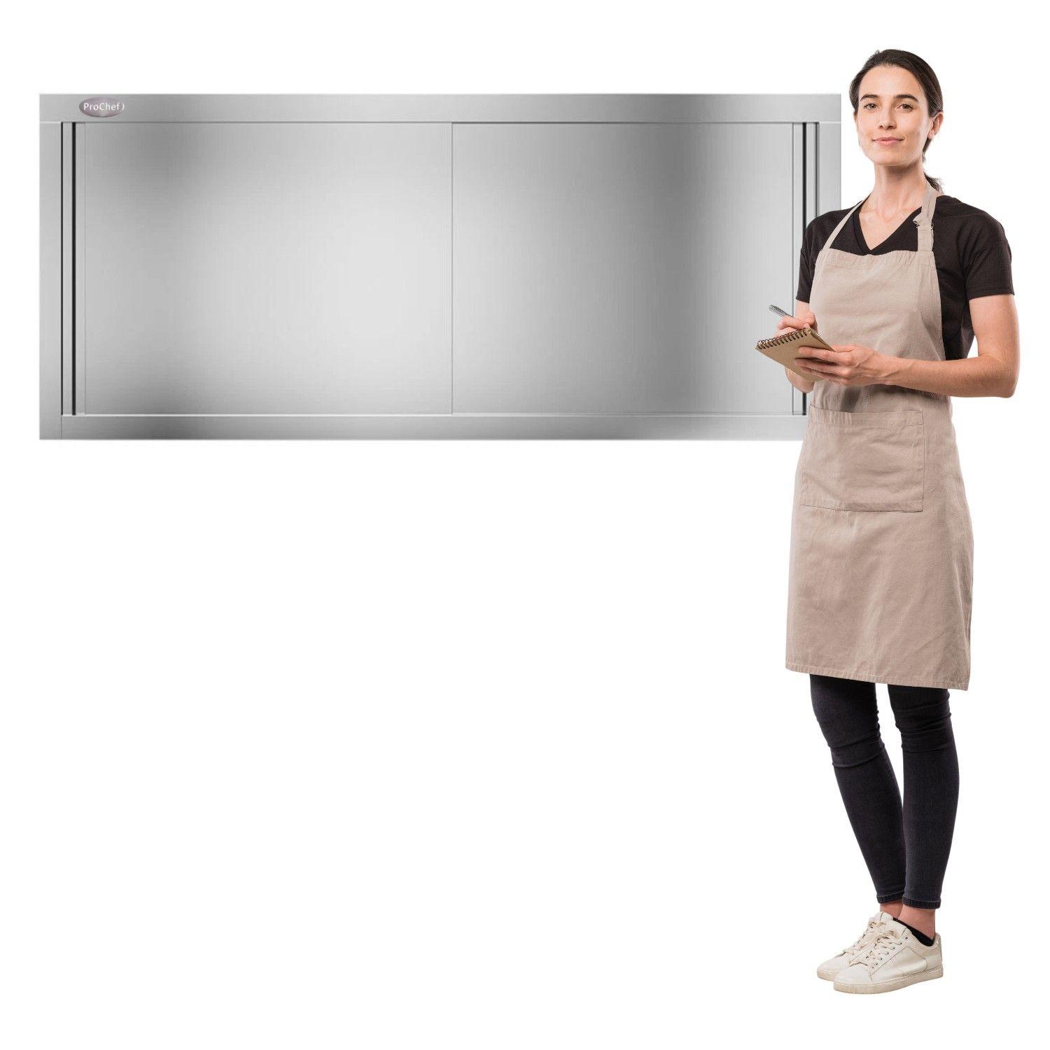 Mueble colgante acero inoxidable 150x65x40 cm-1