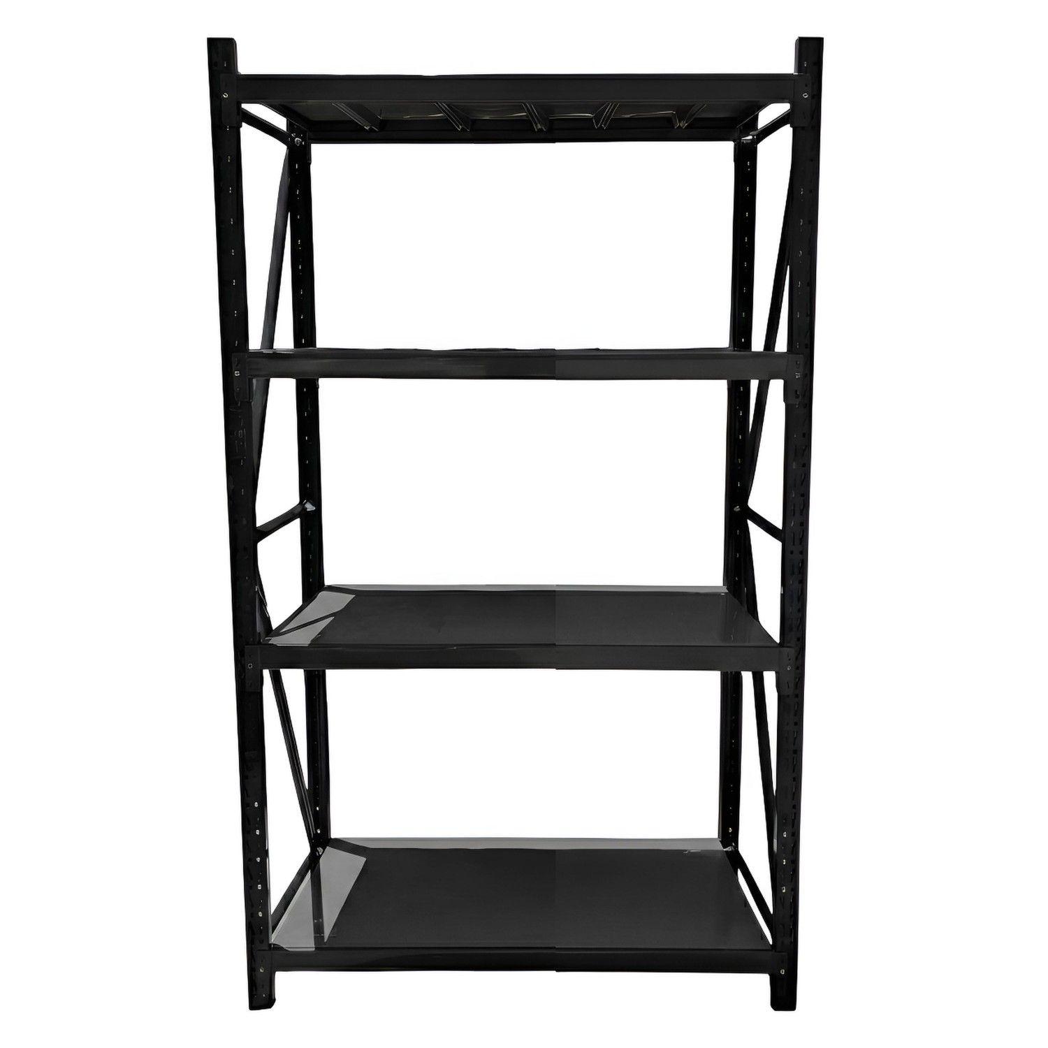 Rack 120x60x200 cm. 400 kg. Negro-7