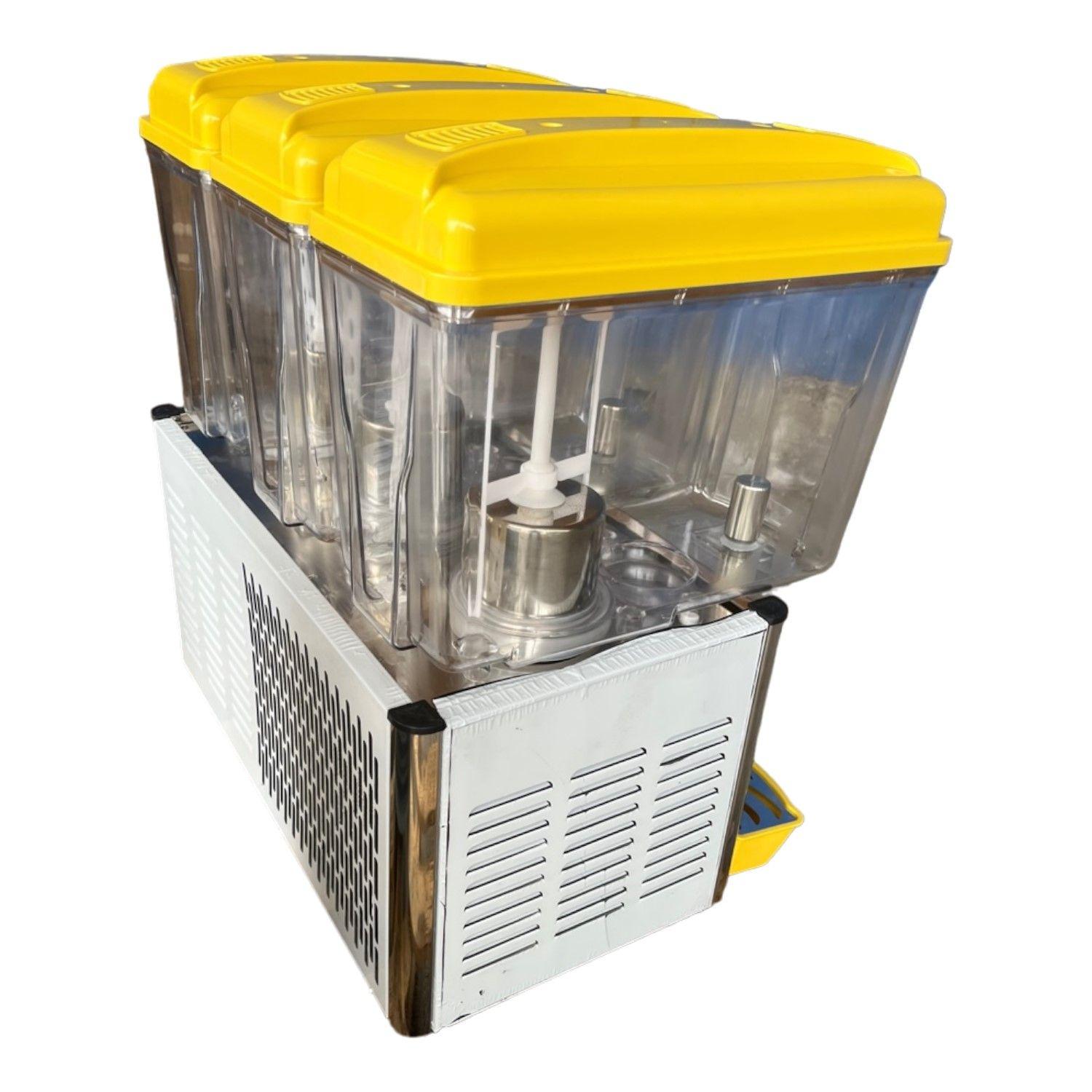 Dispensador de Jugo 3x15 Litros. Acero Inoxidable-2