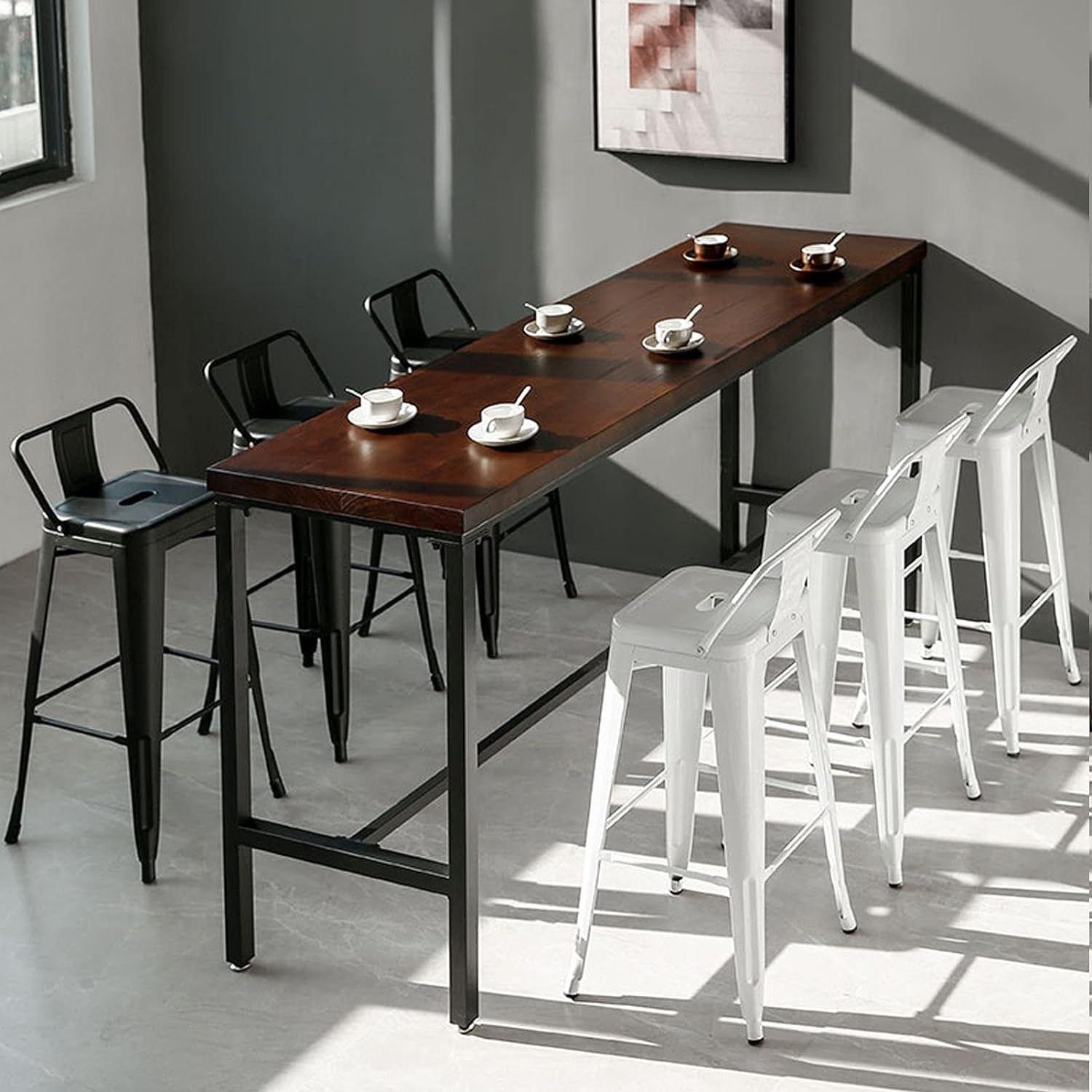 Pack 3 Unidades Silla Alta Tolix Negro Mate-2